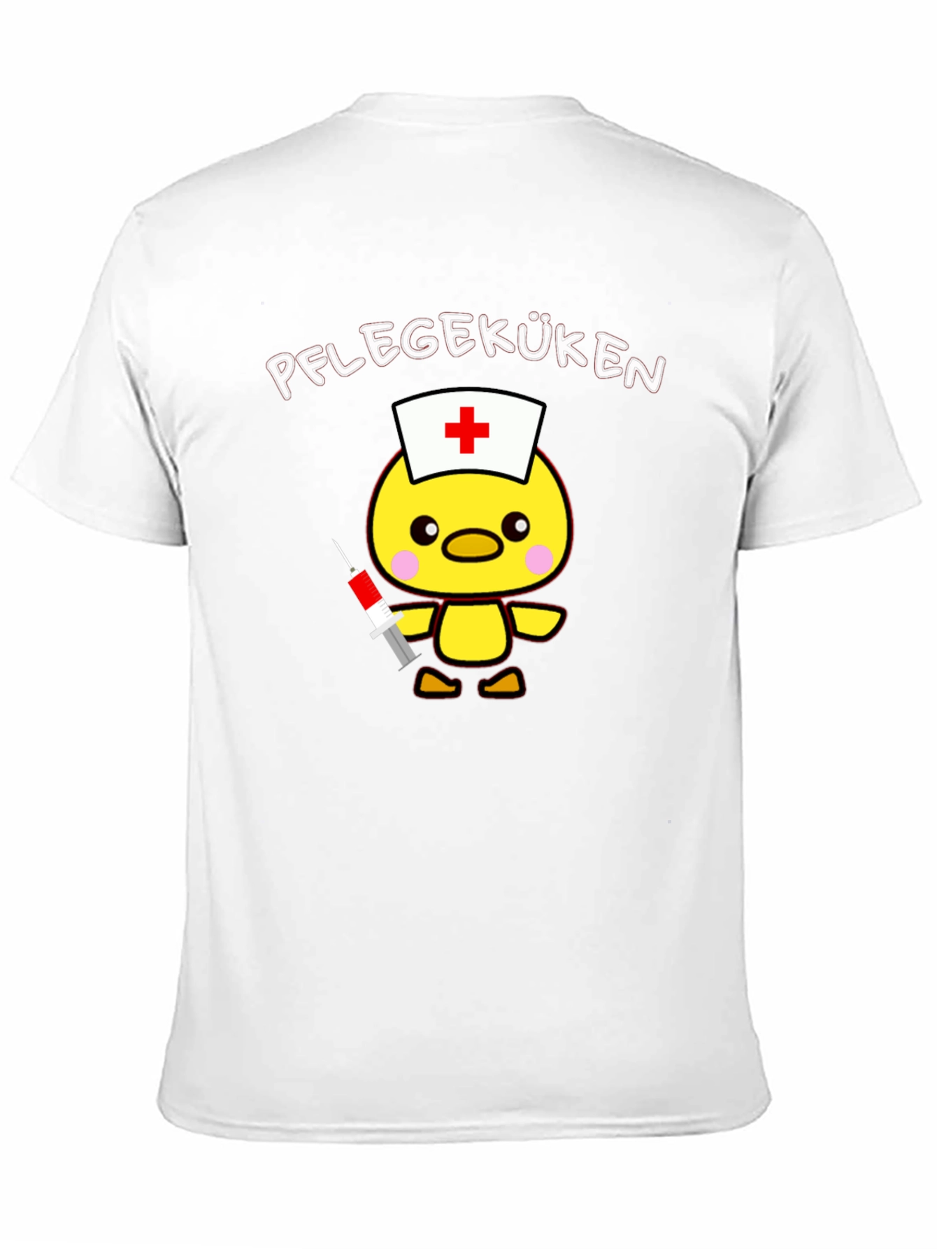 Nurse Chick T-Shirt - Caregiver Cute Cartoon Tee