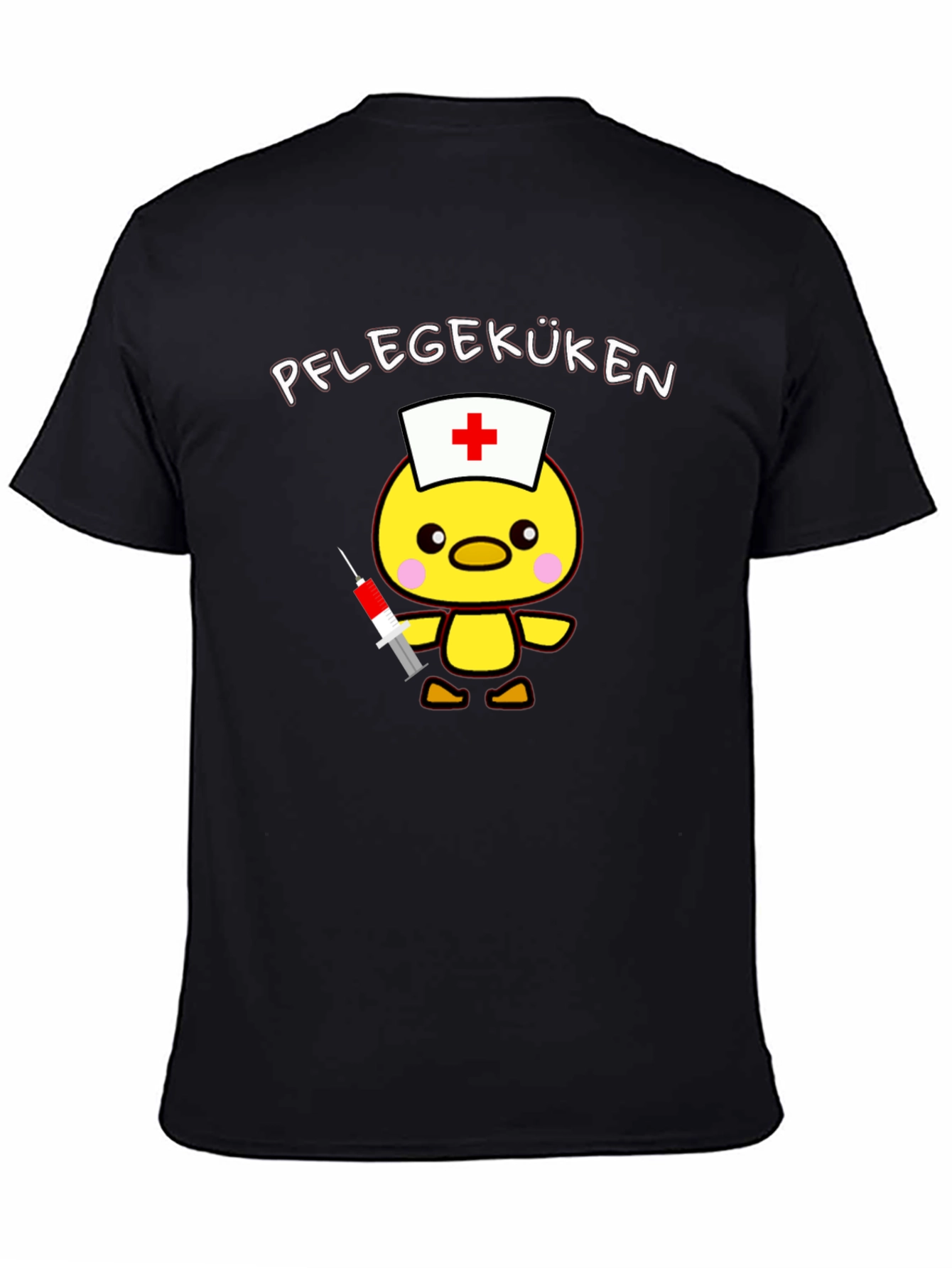 Nurse Chick T-Shirt - Caregiver Cute Cartoon Tee