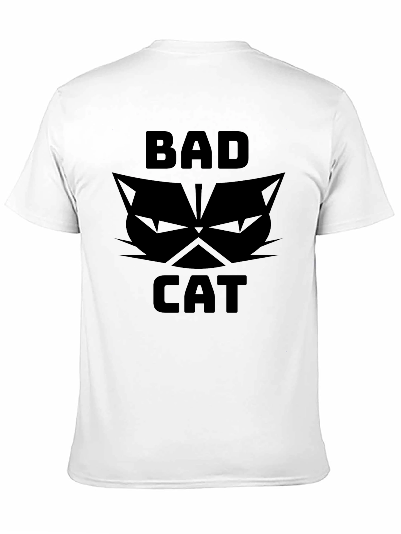 Bad Cat Graphic T-Shirt - Black Tee