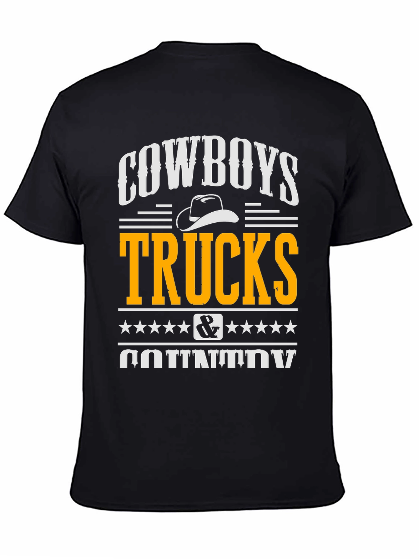 Cowboys Trucks Country Graphic Tee