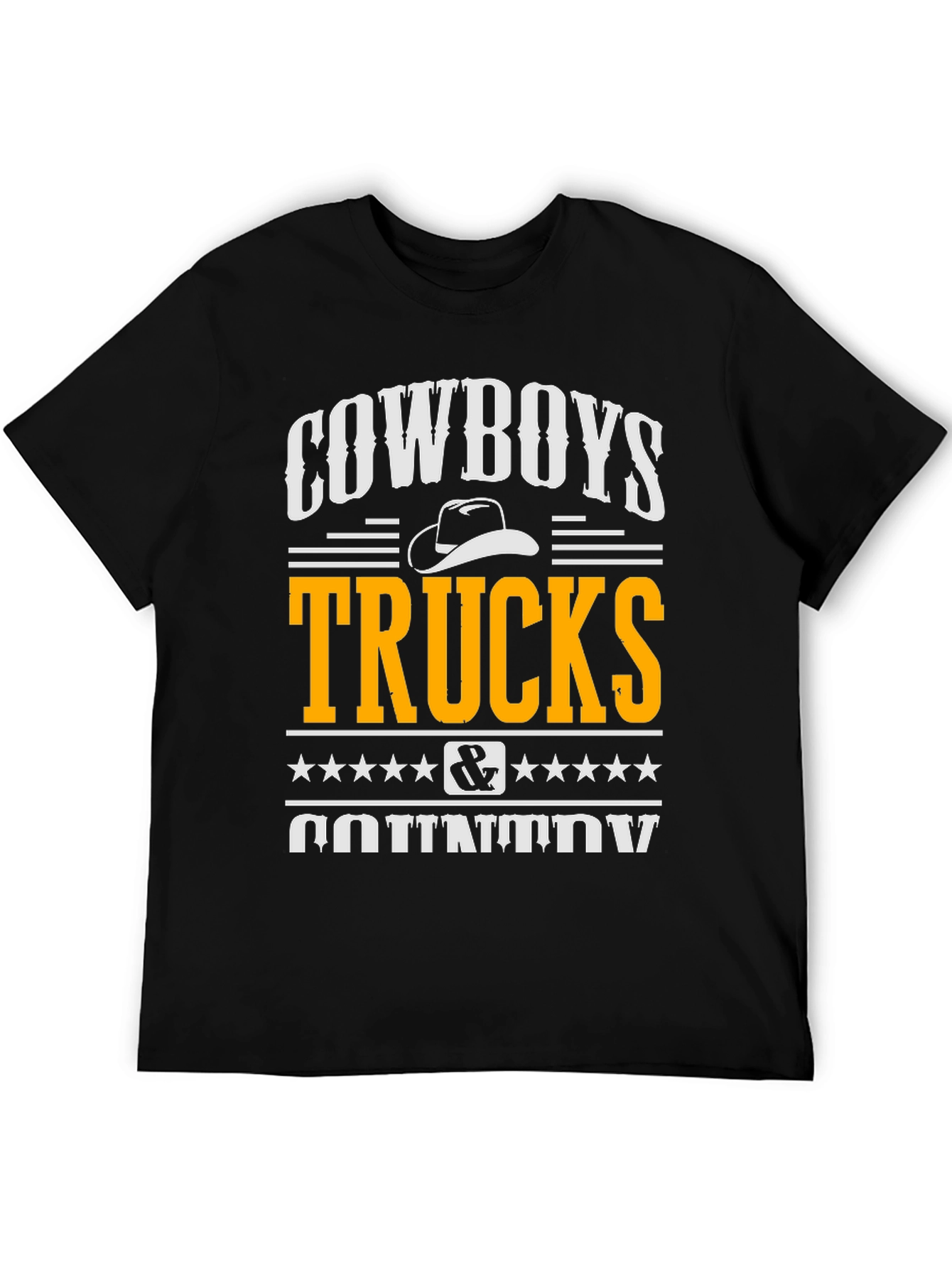 Cowboys Trucks Country Graphic Tee