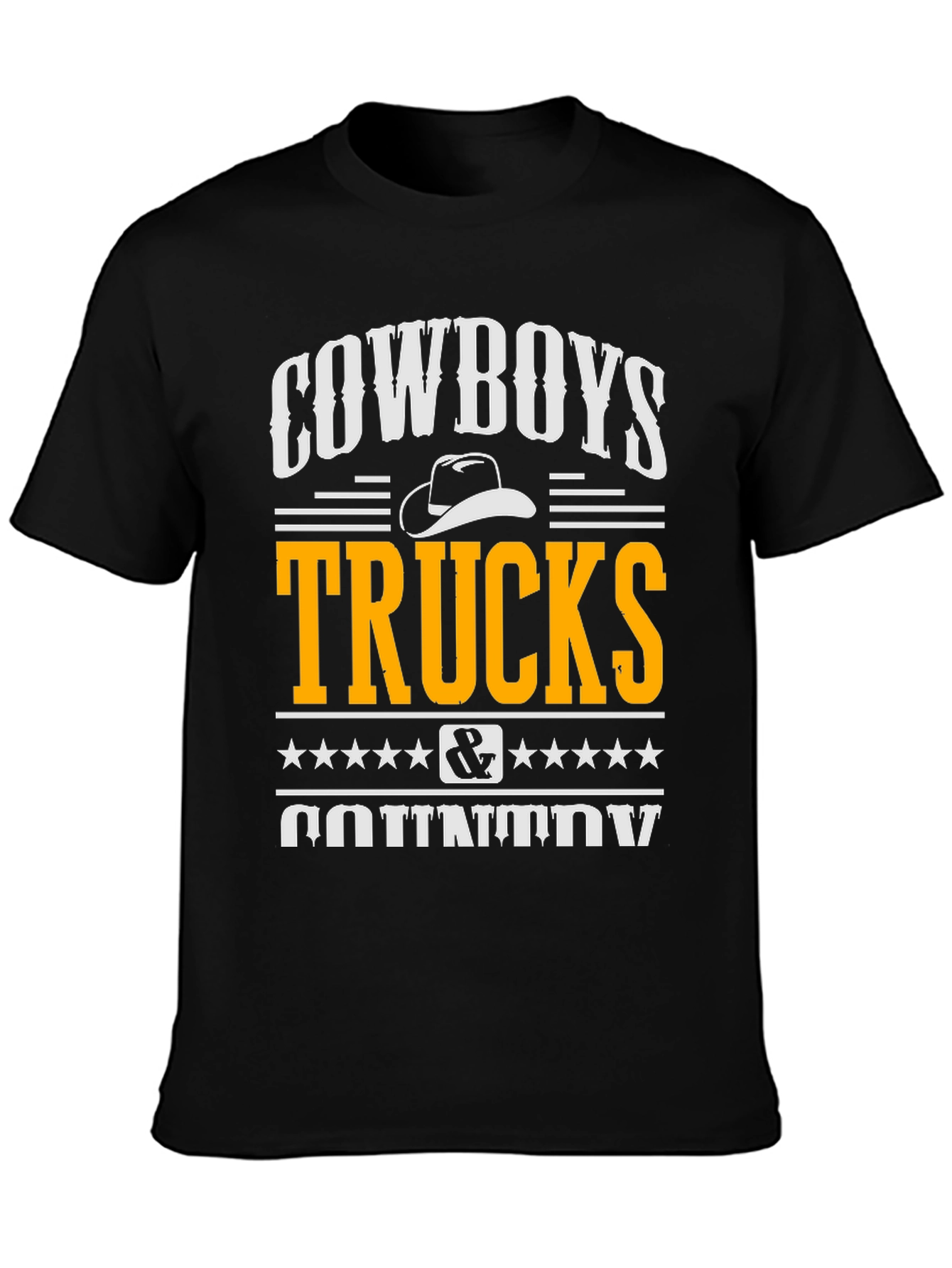 Cowboys Trucks Country Graphic Tee