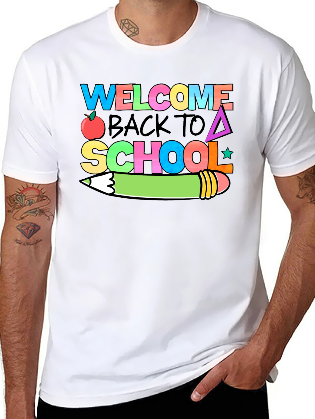 Welcome Back To School Graphic T-Shirt