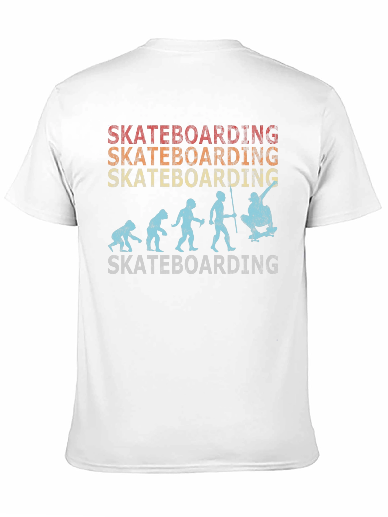 Skateboarding Evolution Graphic T-Shirt