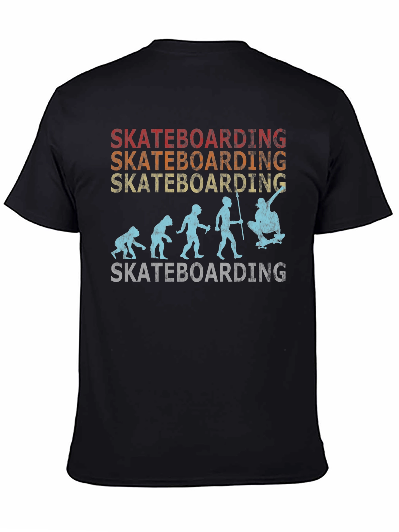 Skateboarding Evolution Graphic T-Shirt