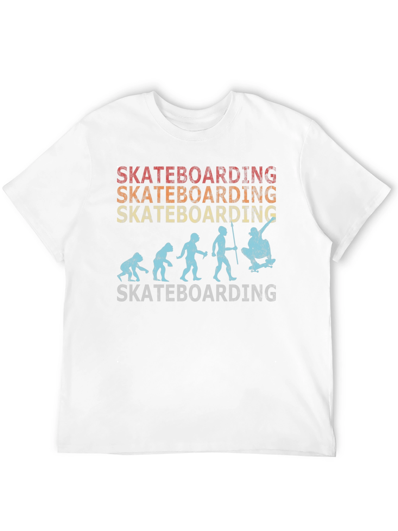 Skateboarding Evolution Graphic T-Shirt