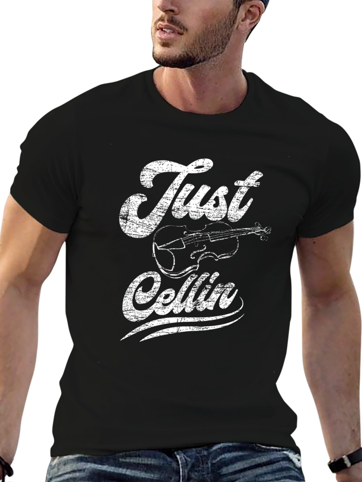 Just Cellin T-Shirt - Music Lover Tee