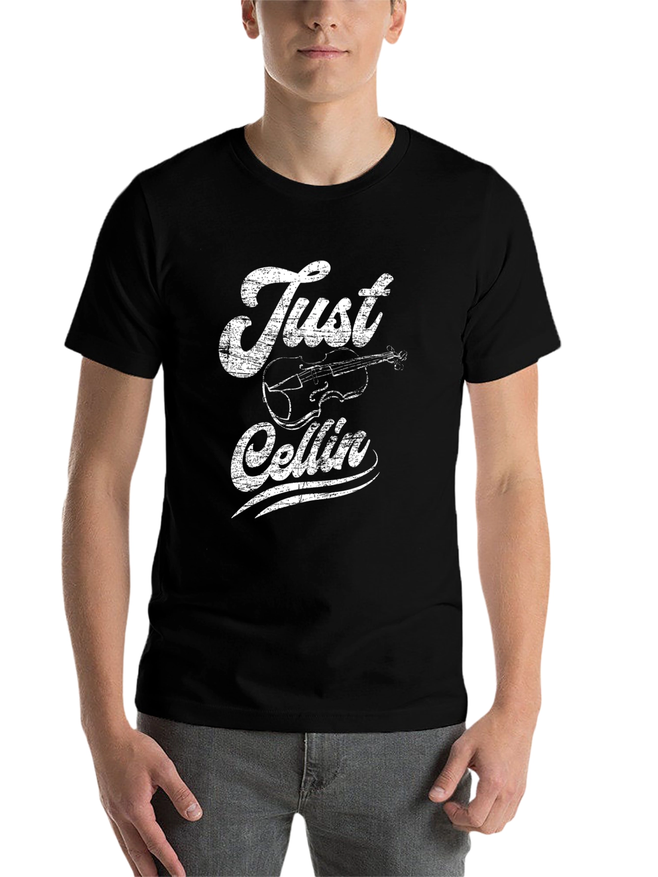 Just Cellin T-Shirt - Music Lover Tee