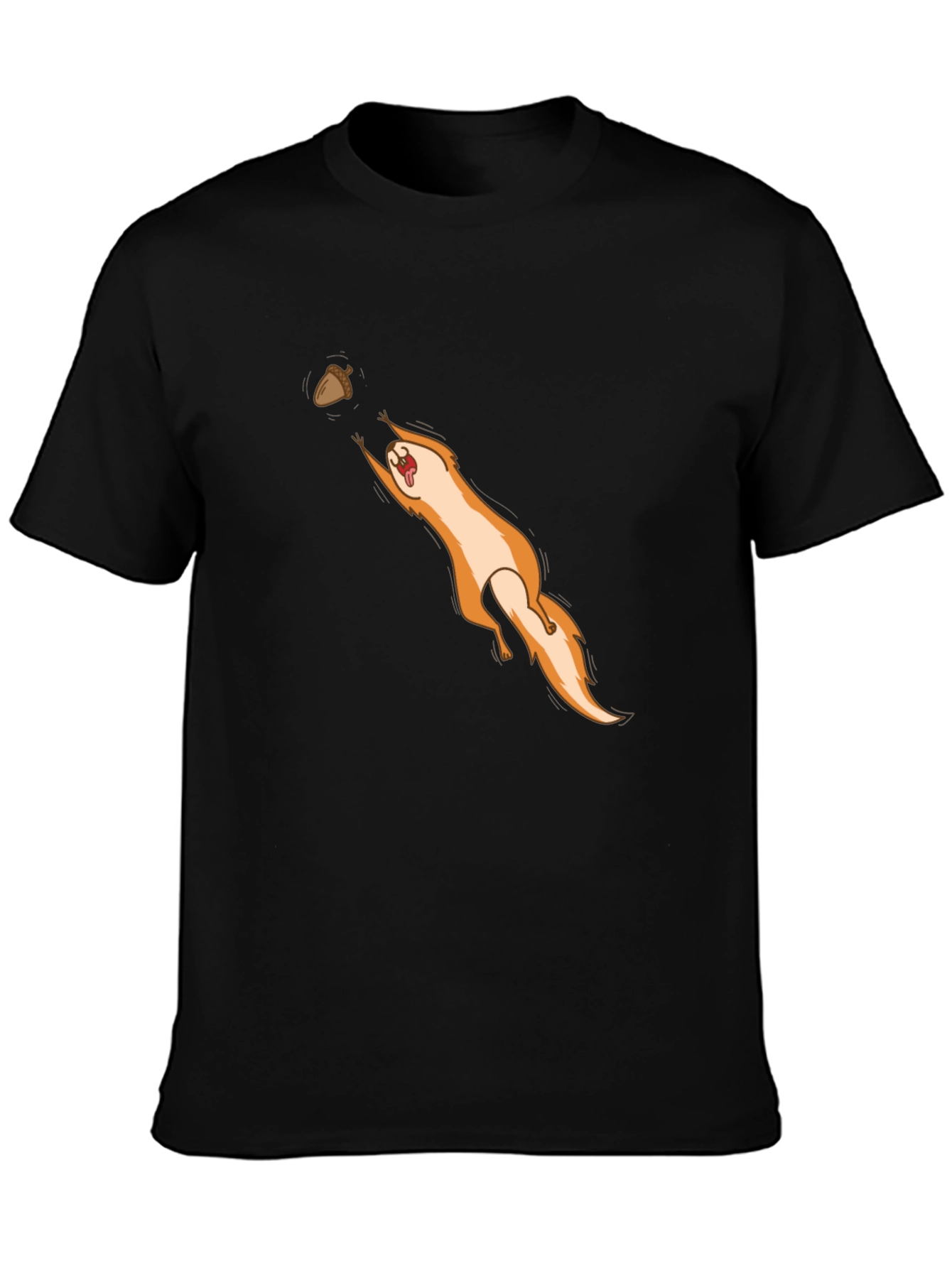 Funny Squirrel Nut Chaser Graphic T-Shirt