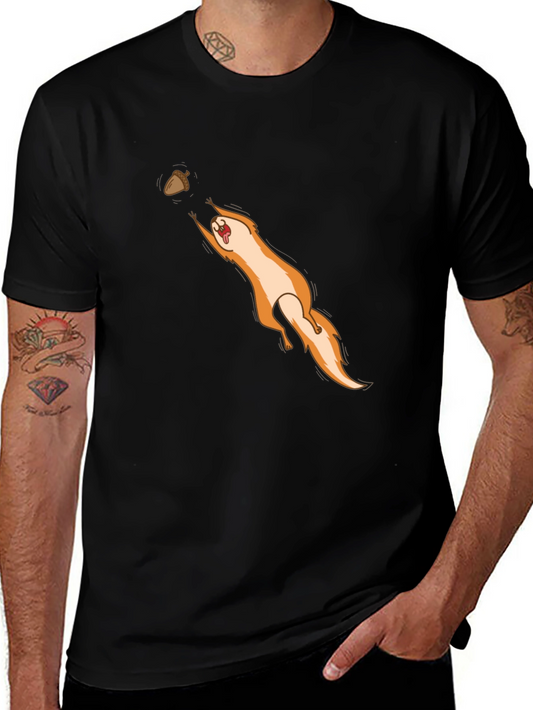 Funny Squirrel Nut Chaser Graphic T-Shirt