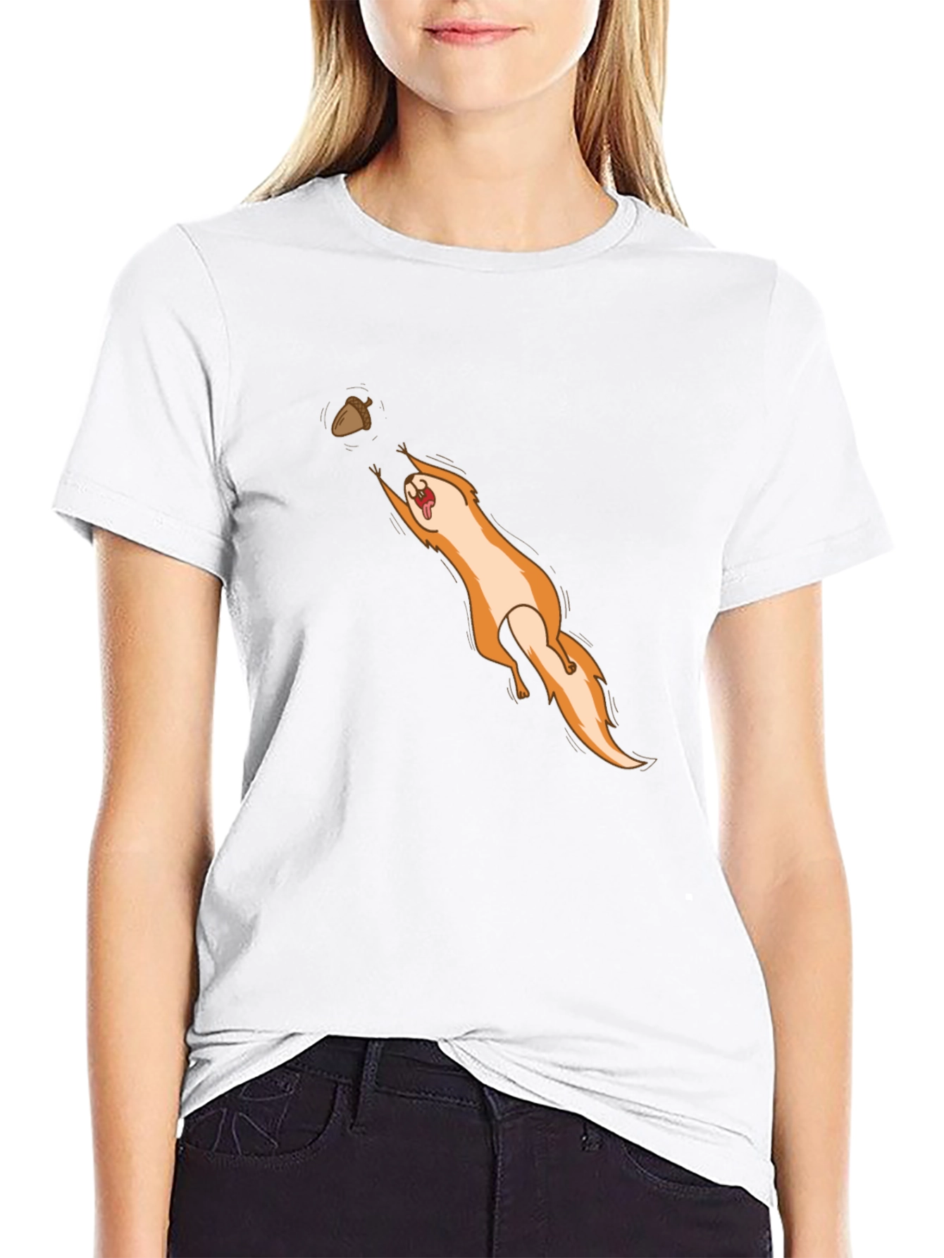 Funny Squirrel Nut Chaser Graphic T-Shirt