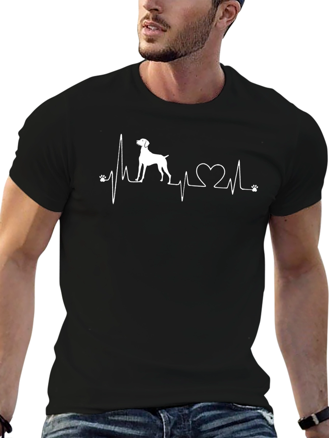 Dog Heartbeat Graphic Tee
