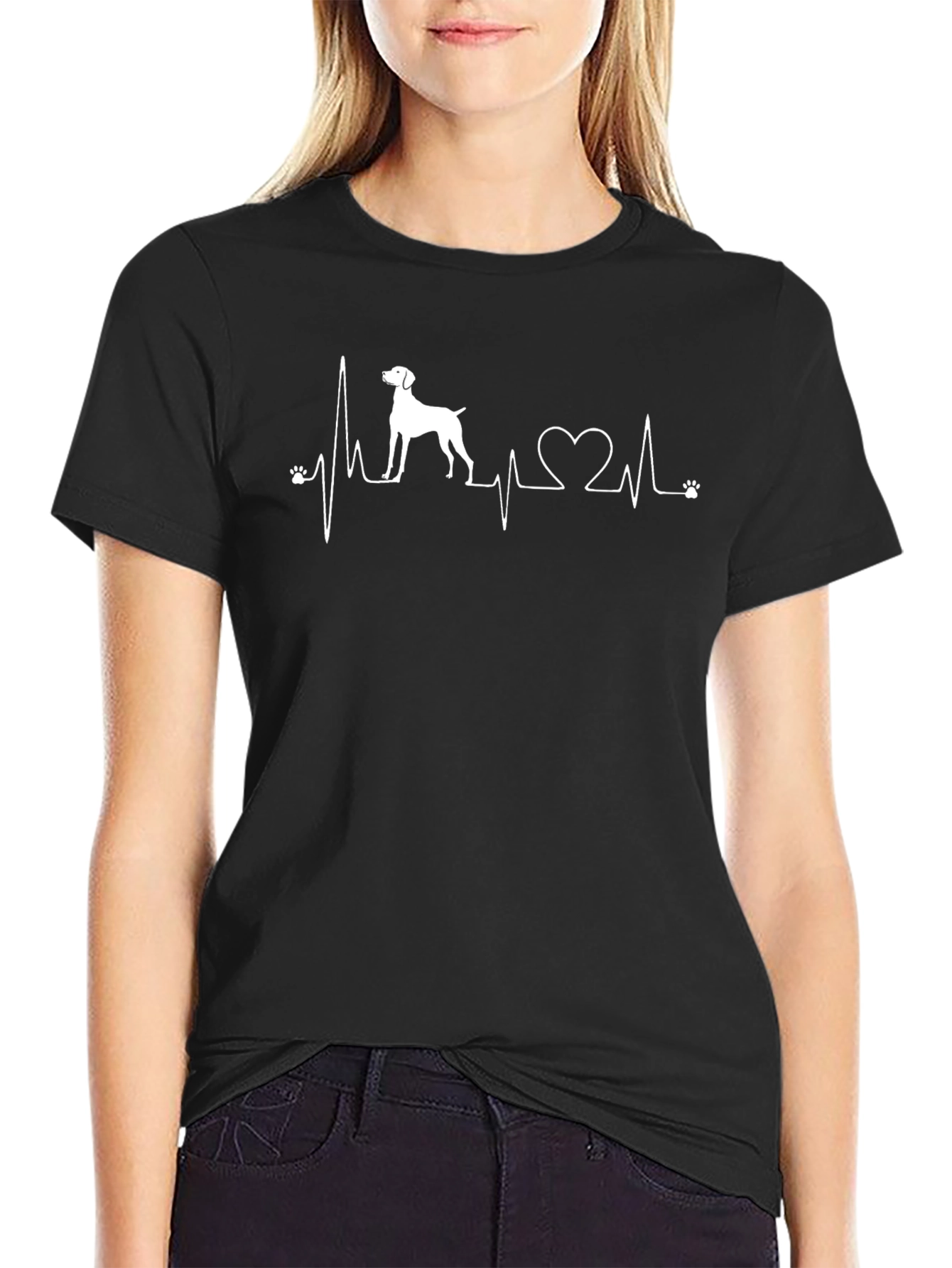 Dog Heartbeat Graphic Tee