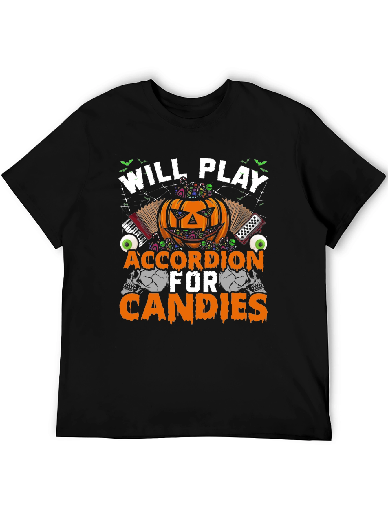 Halloween Accordion Player T-Shirt