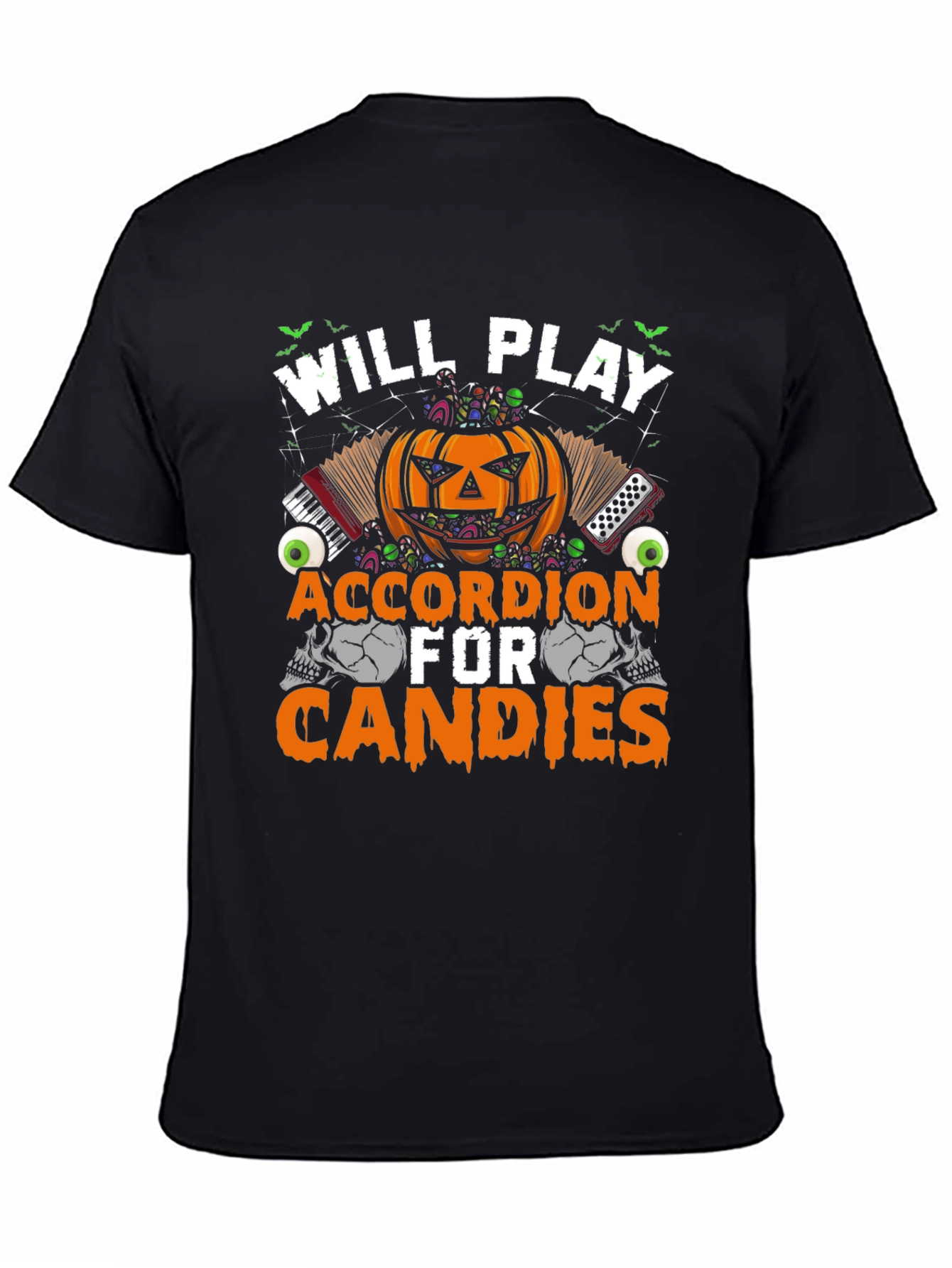 Halloween Accordion Player T-Shirt