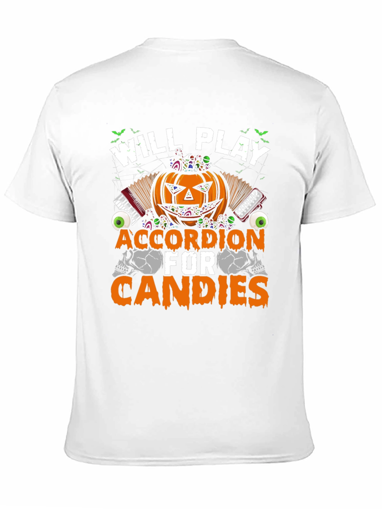 Halloween Accordion Player T-Shirt