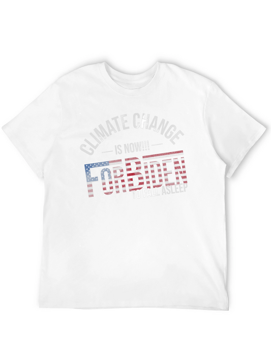 Climate Change Awareness Tee - Forbidden to Fall Asleep