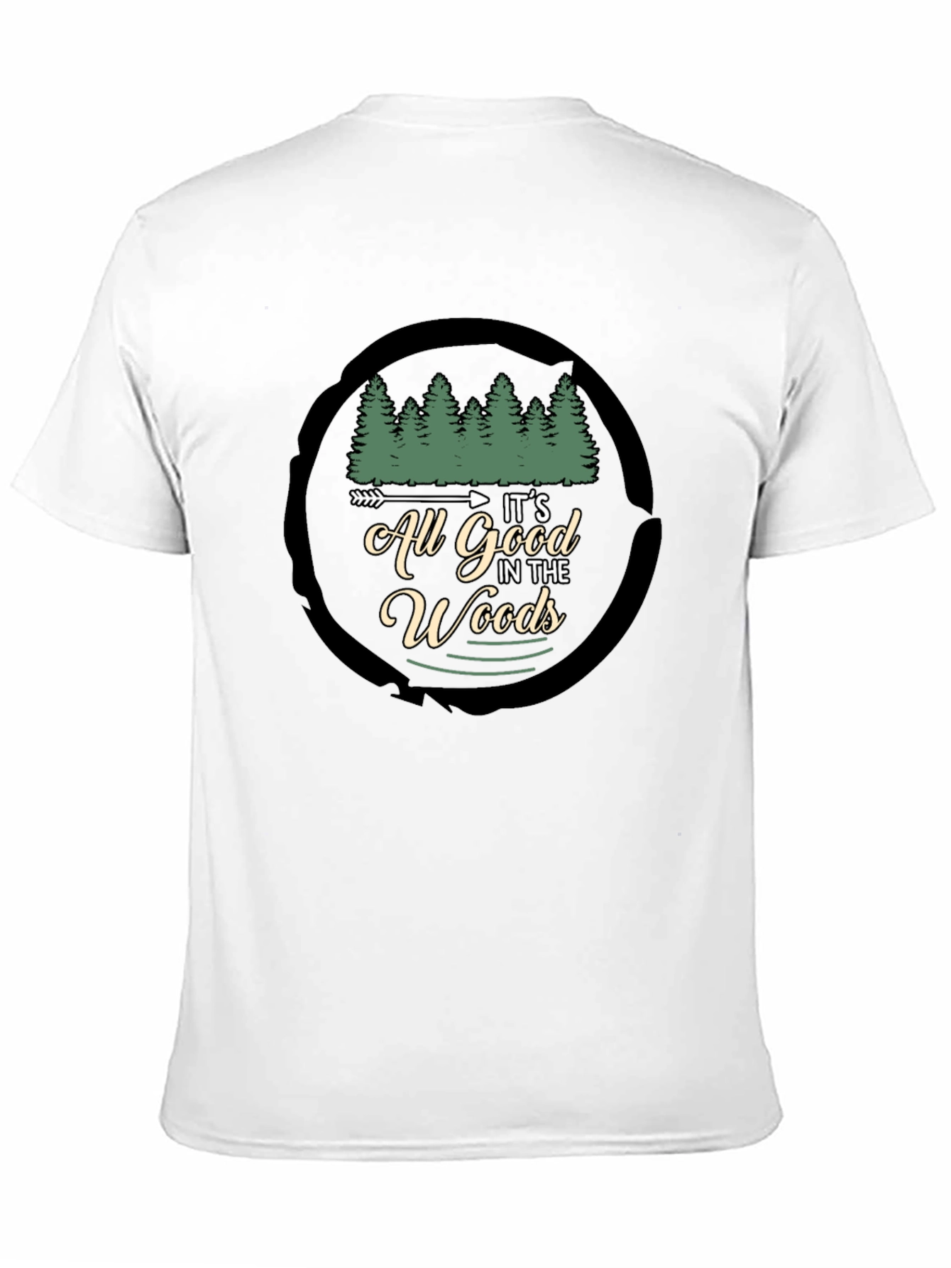 Its All Good in the Woods Black T-Shirt