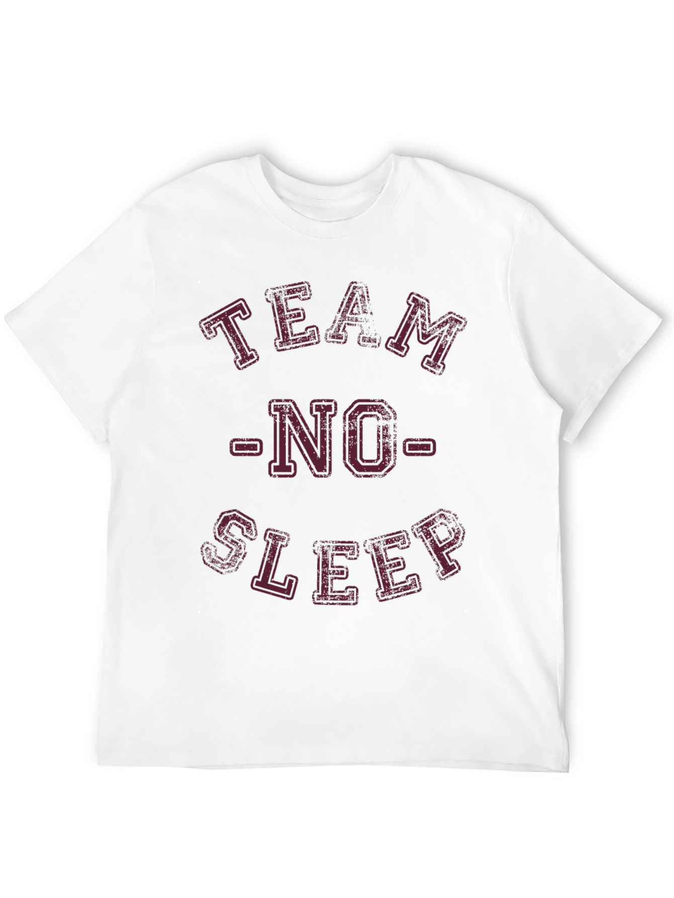 Team No Sleep Black Graphic T-Shirt