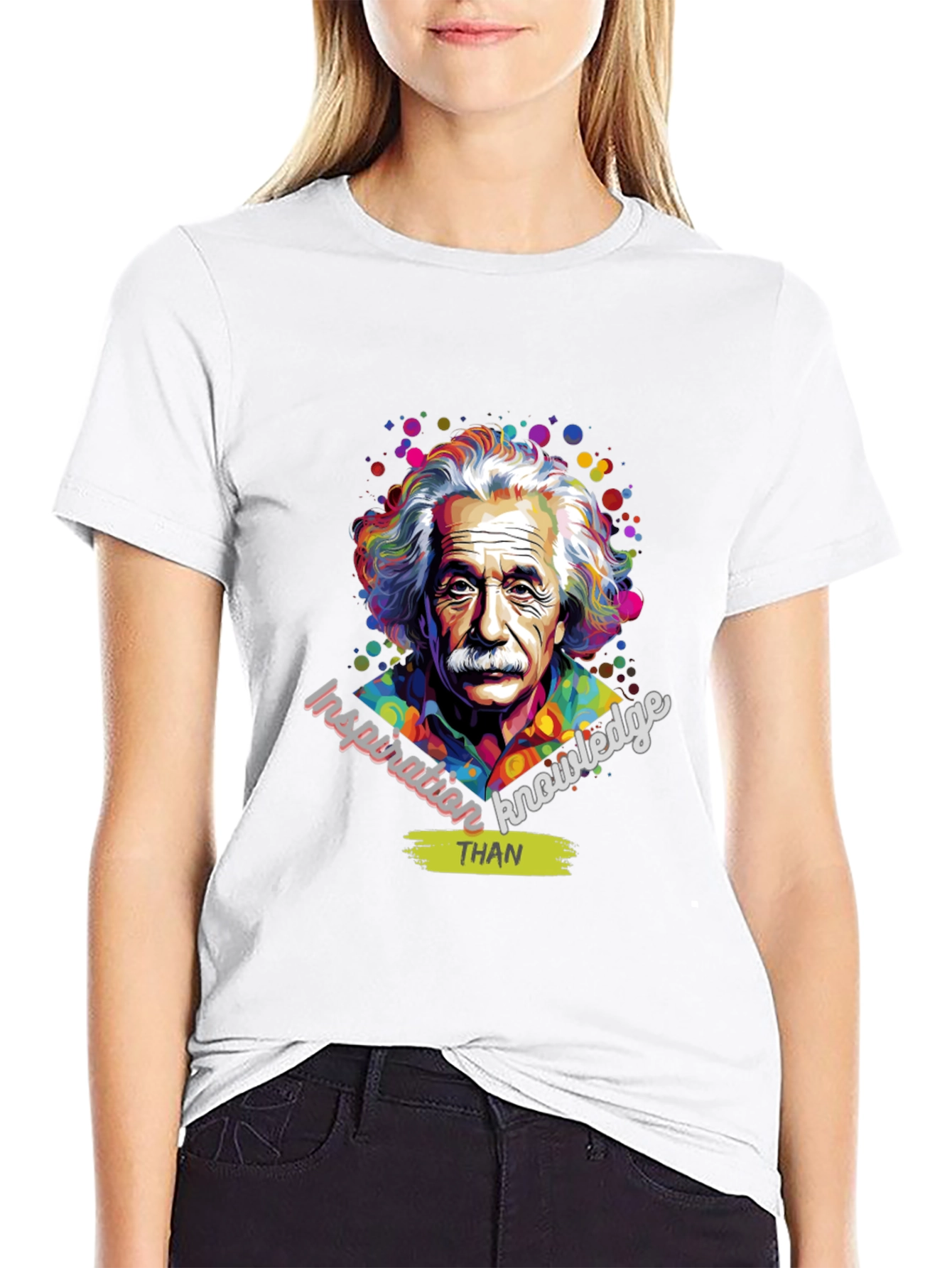 Einstein Inspiration T-Shirt - Knowledge Over Everything