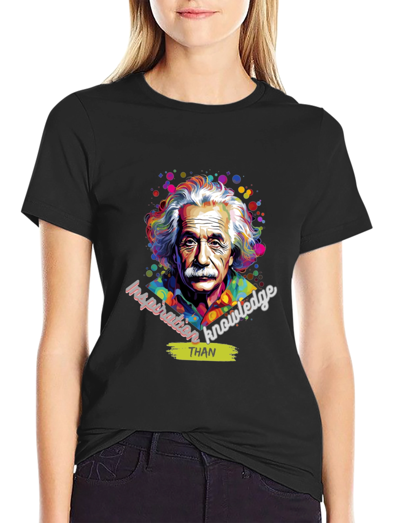 Einstein Inspiration T-Shirt - Knowledge Over Everything