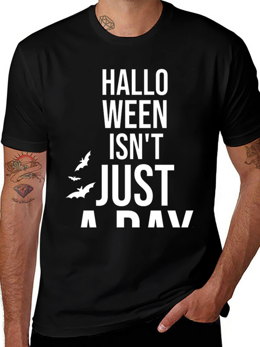 Halloween Graphic T-Shirt - Isnt Just a Day Black Tee