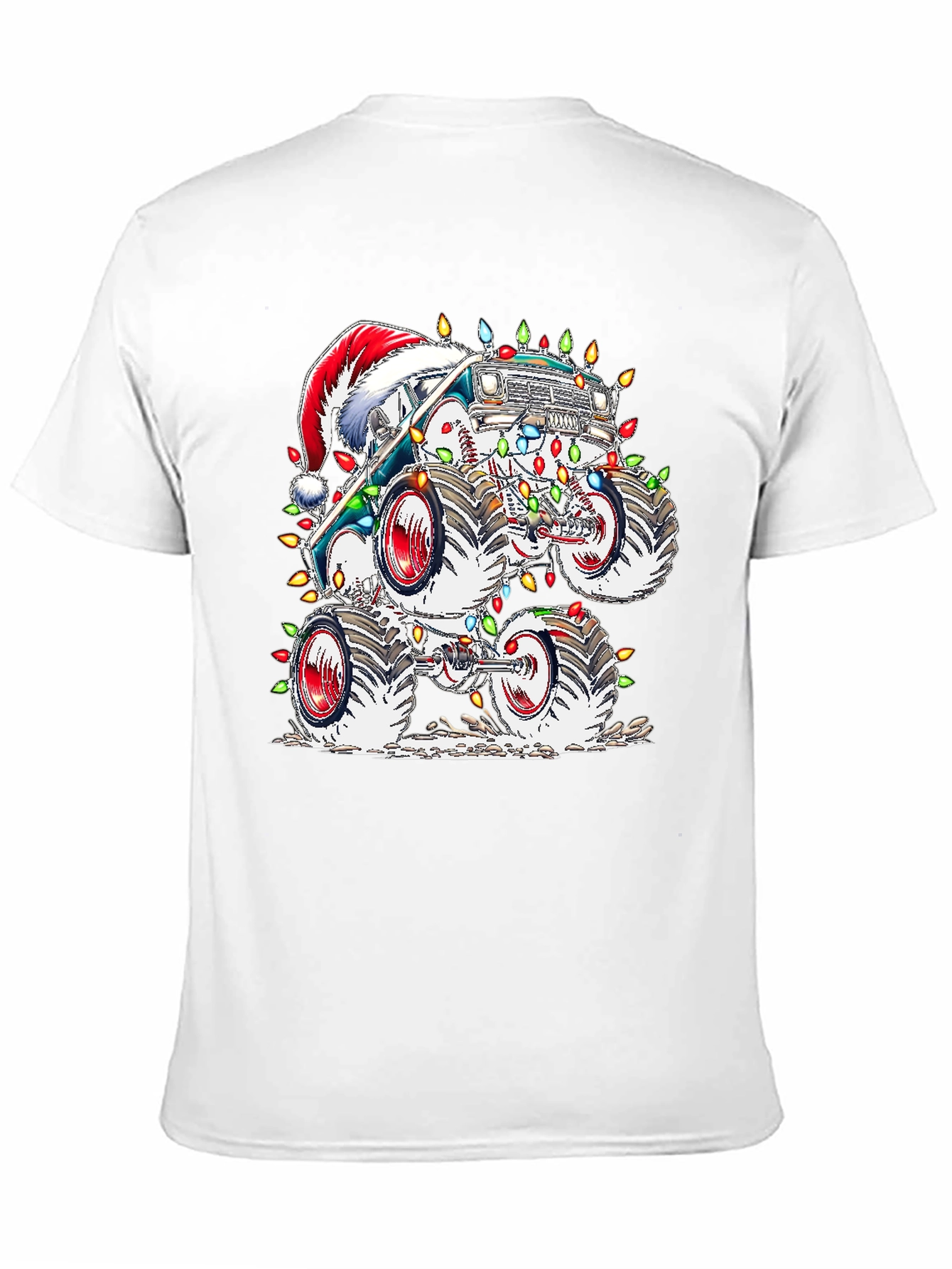 Festive Monster Truck Christmas T-Shirt