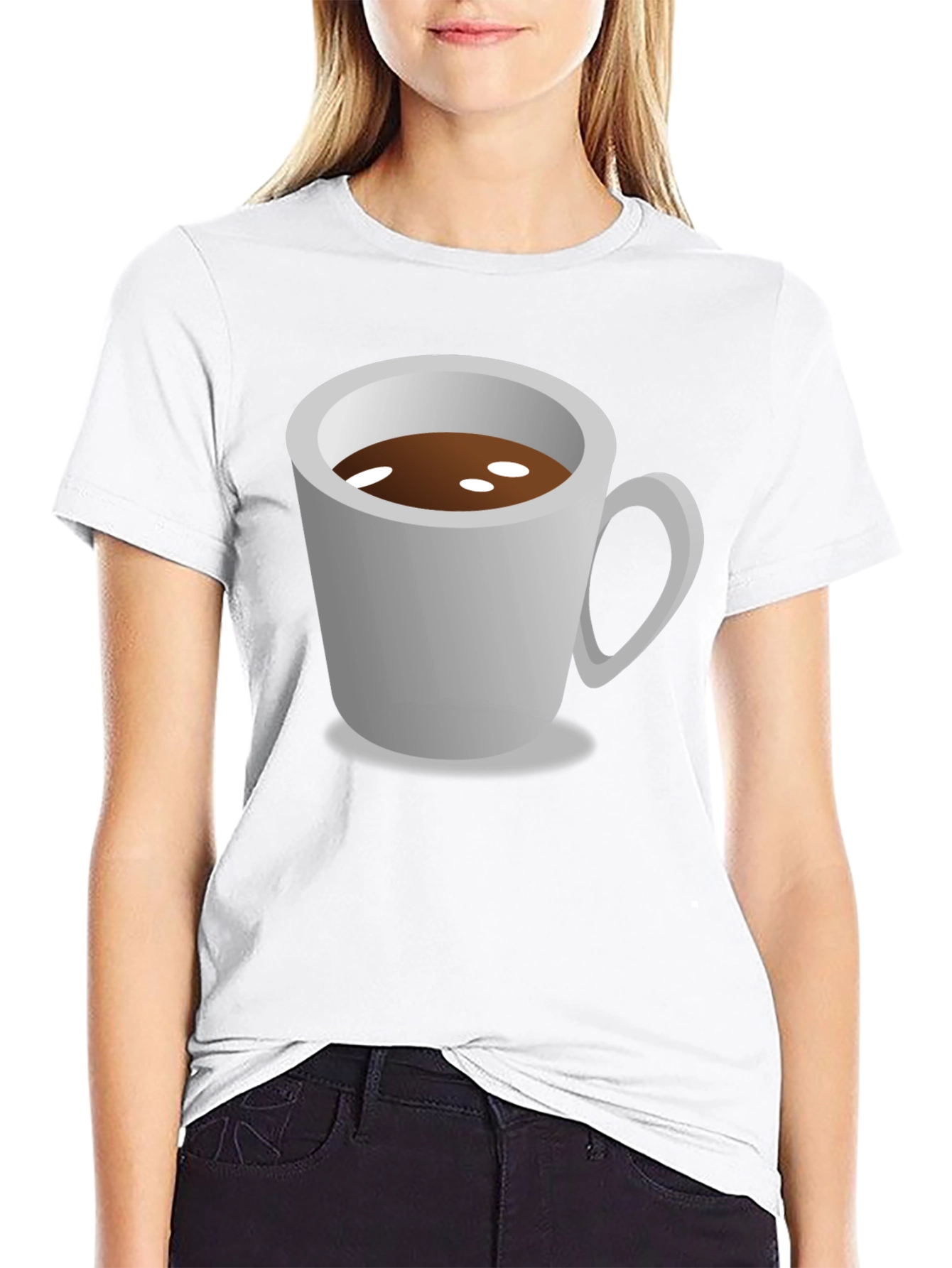 Coffee Cup Graphic Tee - Black Unisex Shirt
