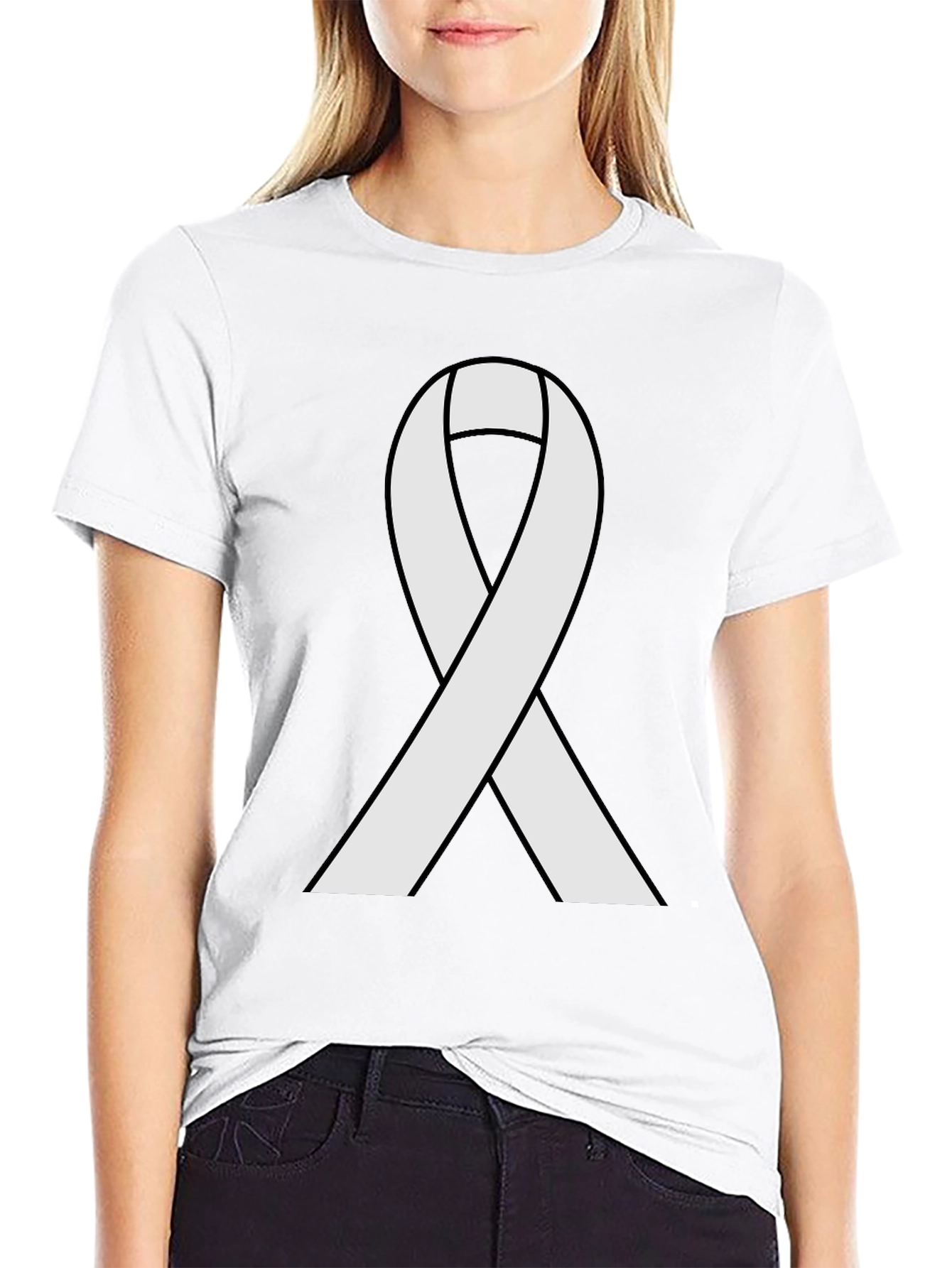 Awareness Ribbon Tee - Stylish Support