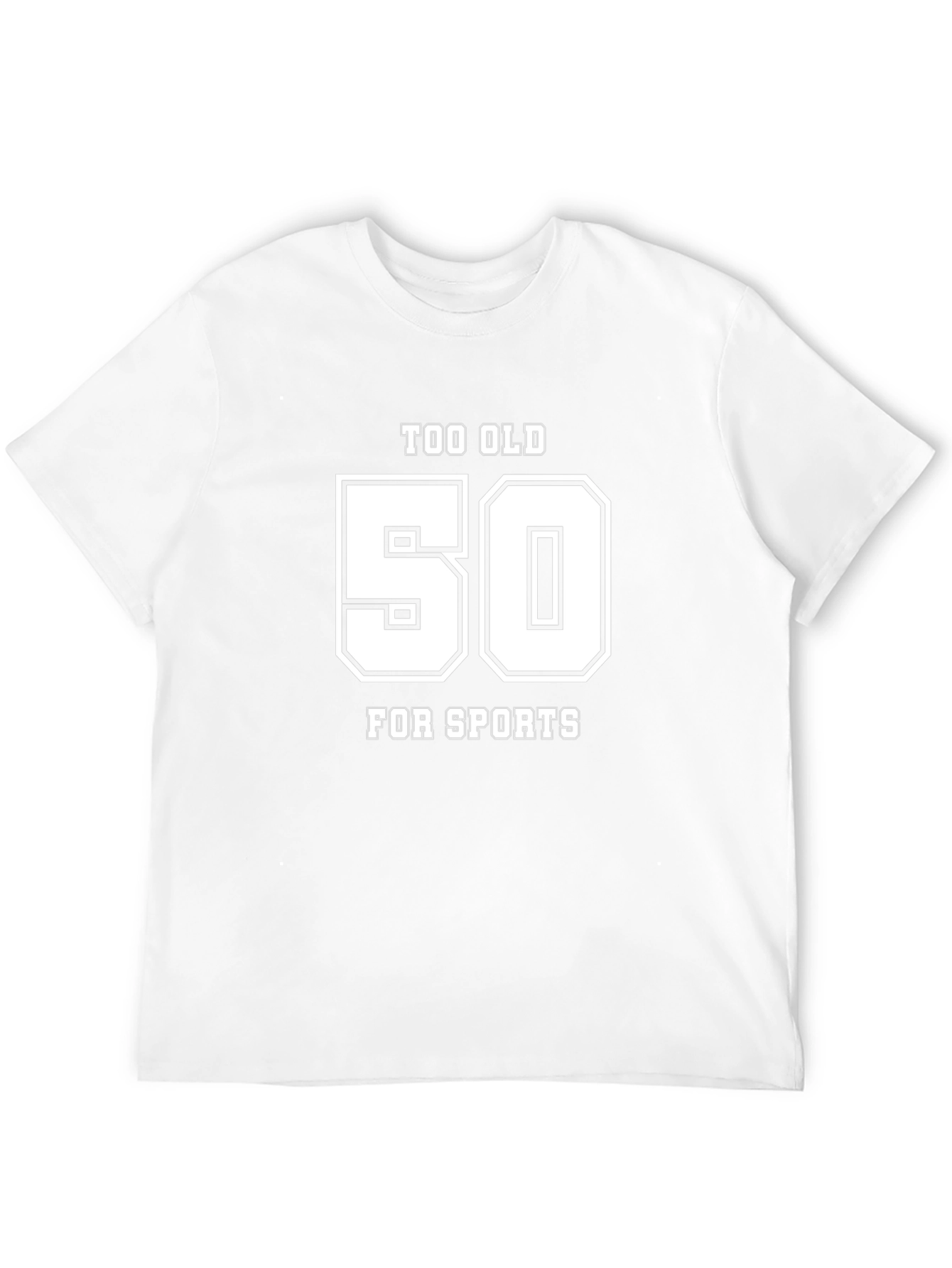 Too Old for Sports 50th Birthday T-Shirt