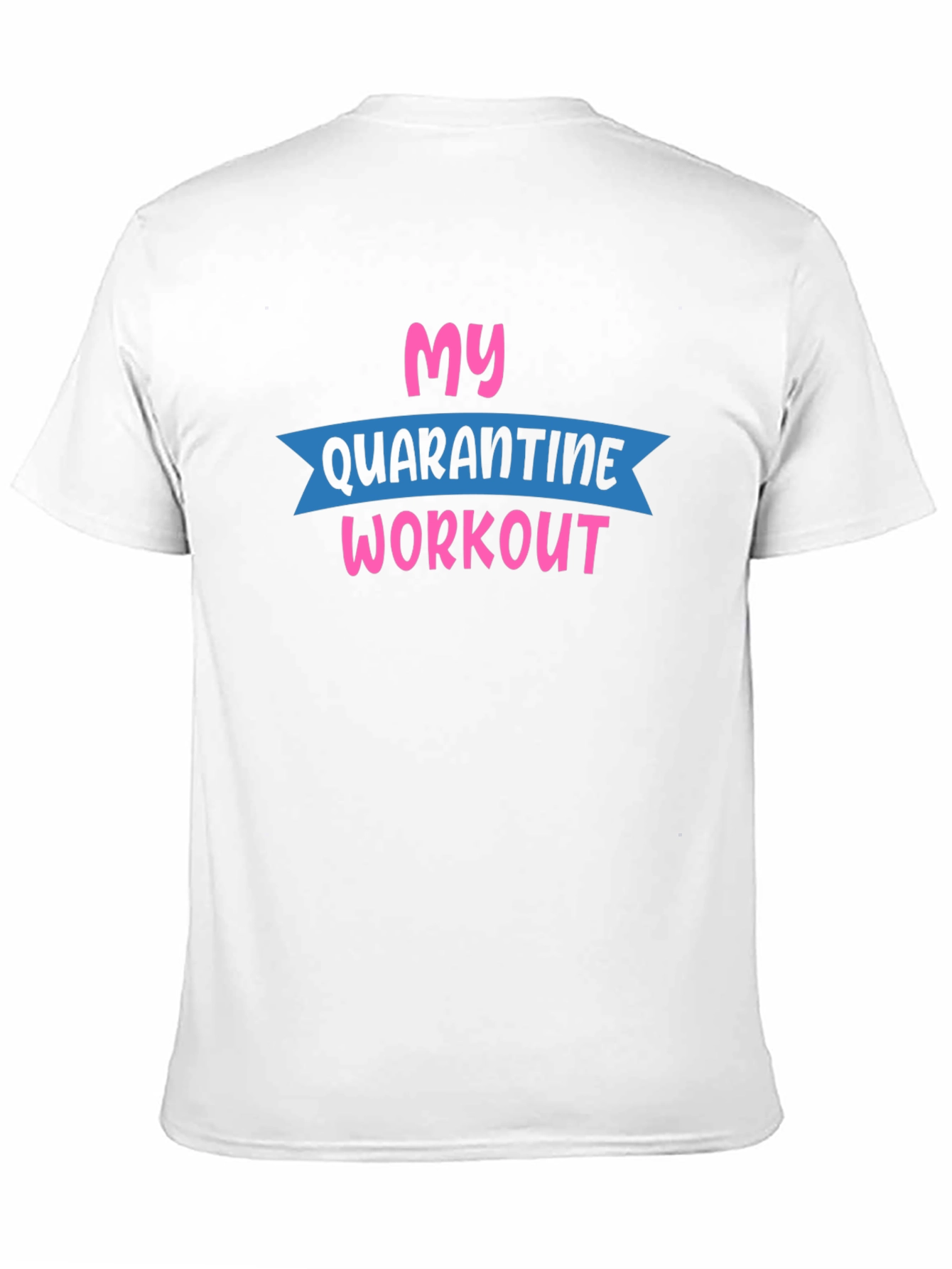 Quarantine Workout Graphic Tee - Black