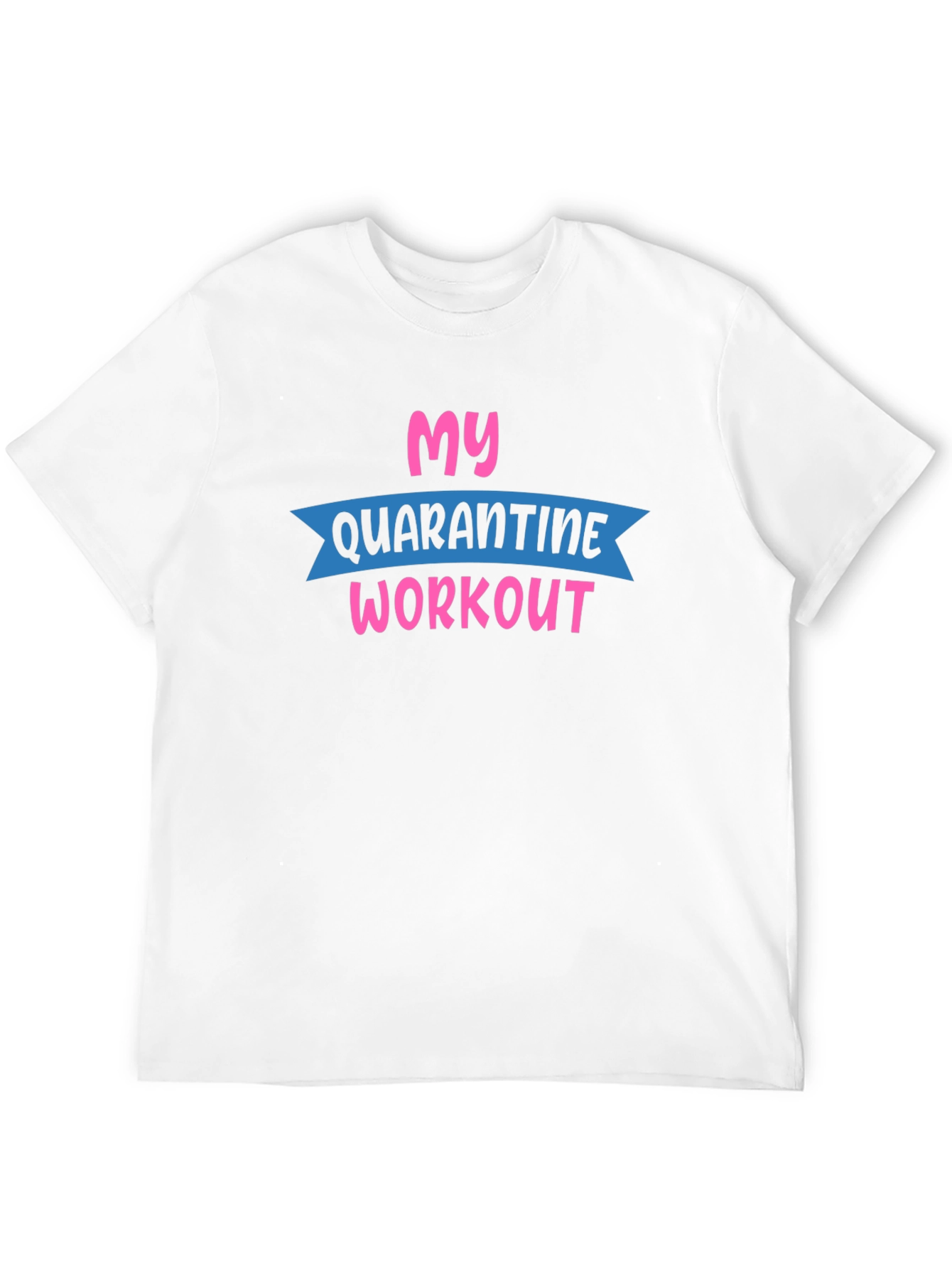 Quarantine Workout Graphic Tee - Black