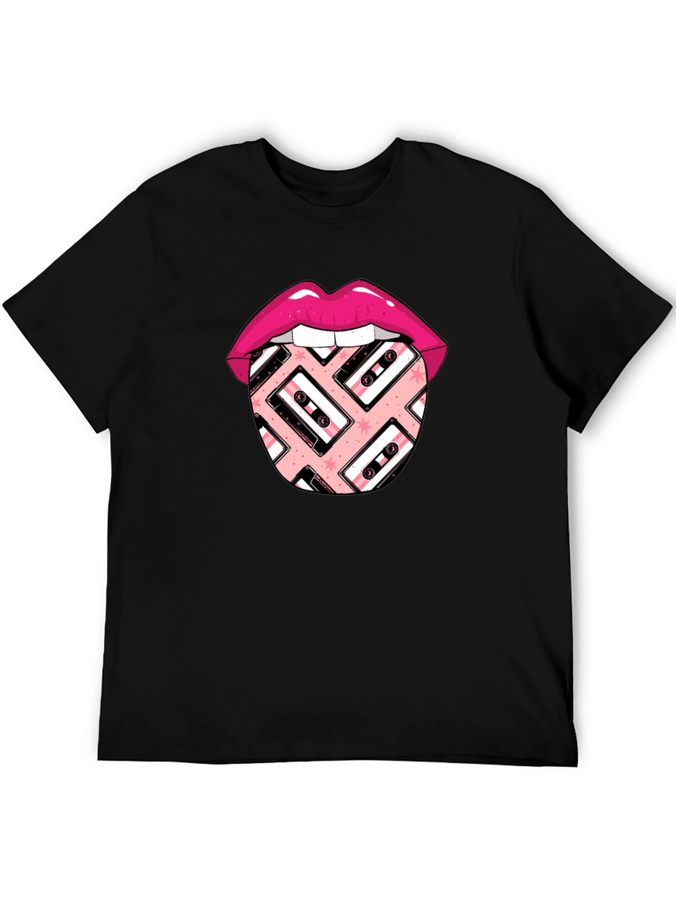 Retro Lips Cassette Graphic Tee