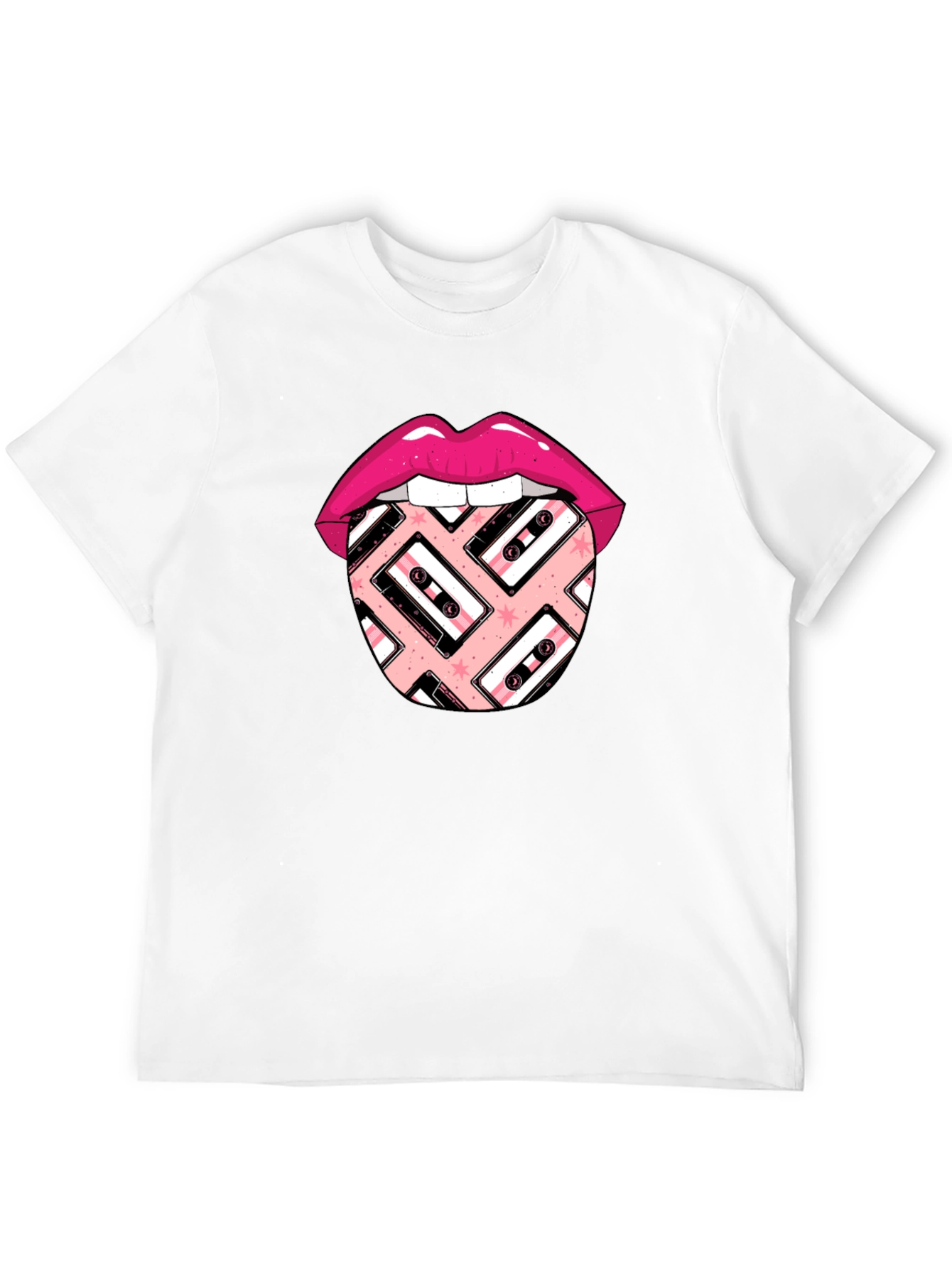 Retro Lips Cassette Graphic Tee
