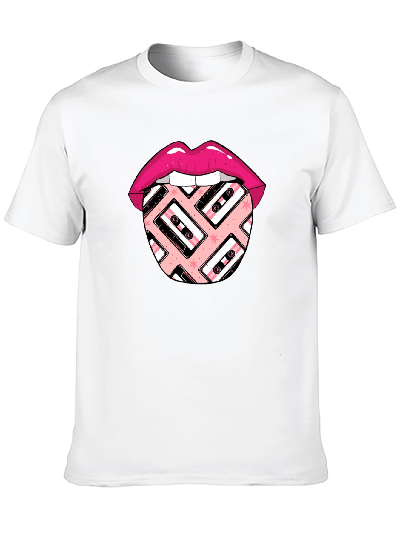 Retro Lips Cassette Graphic Tee