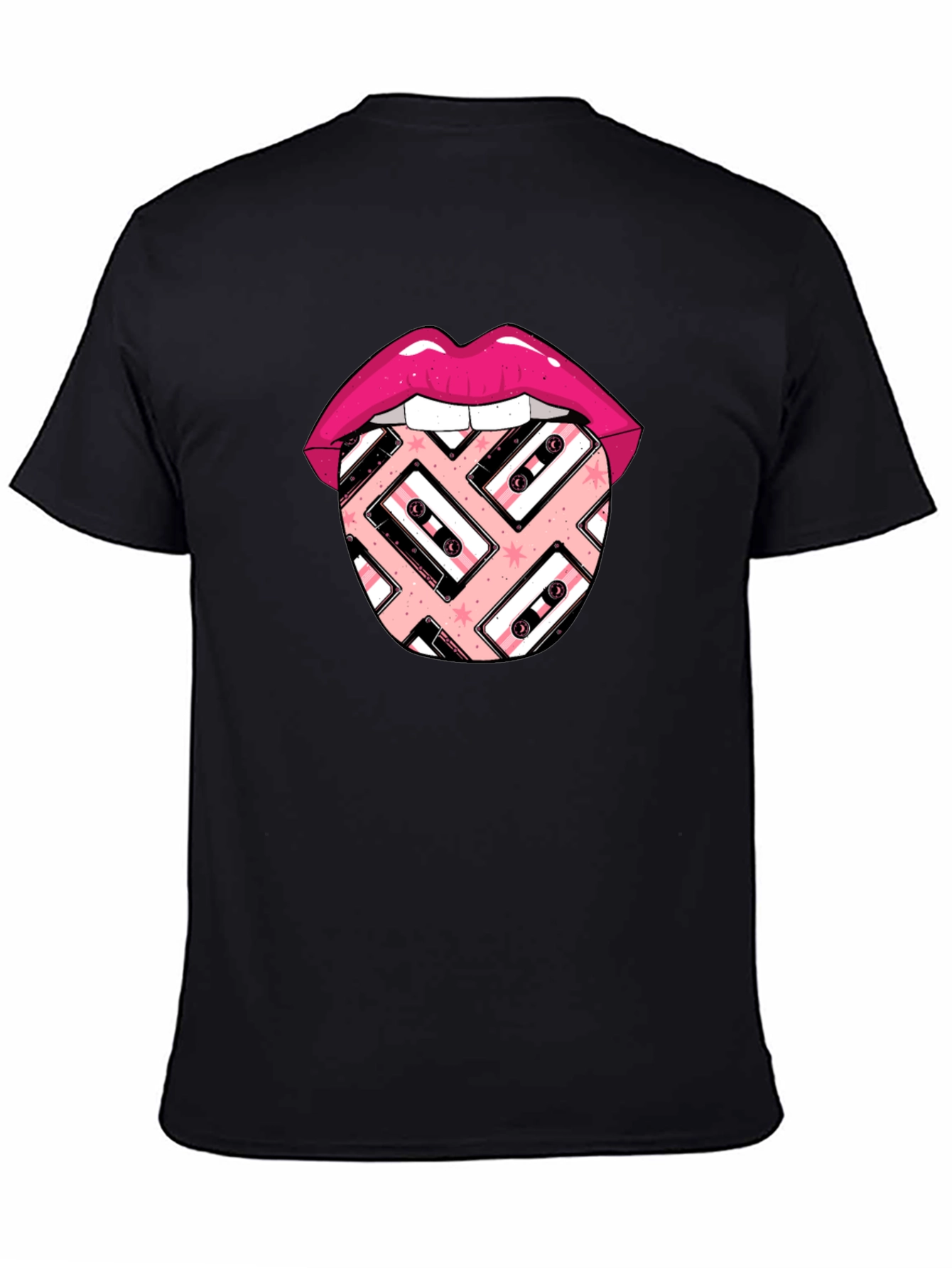 Retro Lips Cassette Graphic Tee