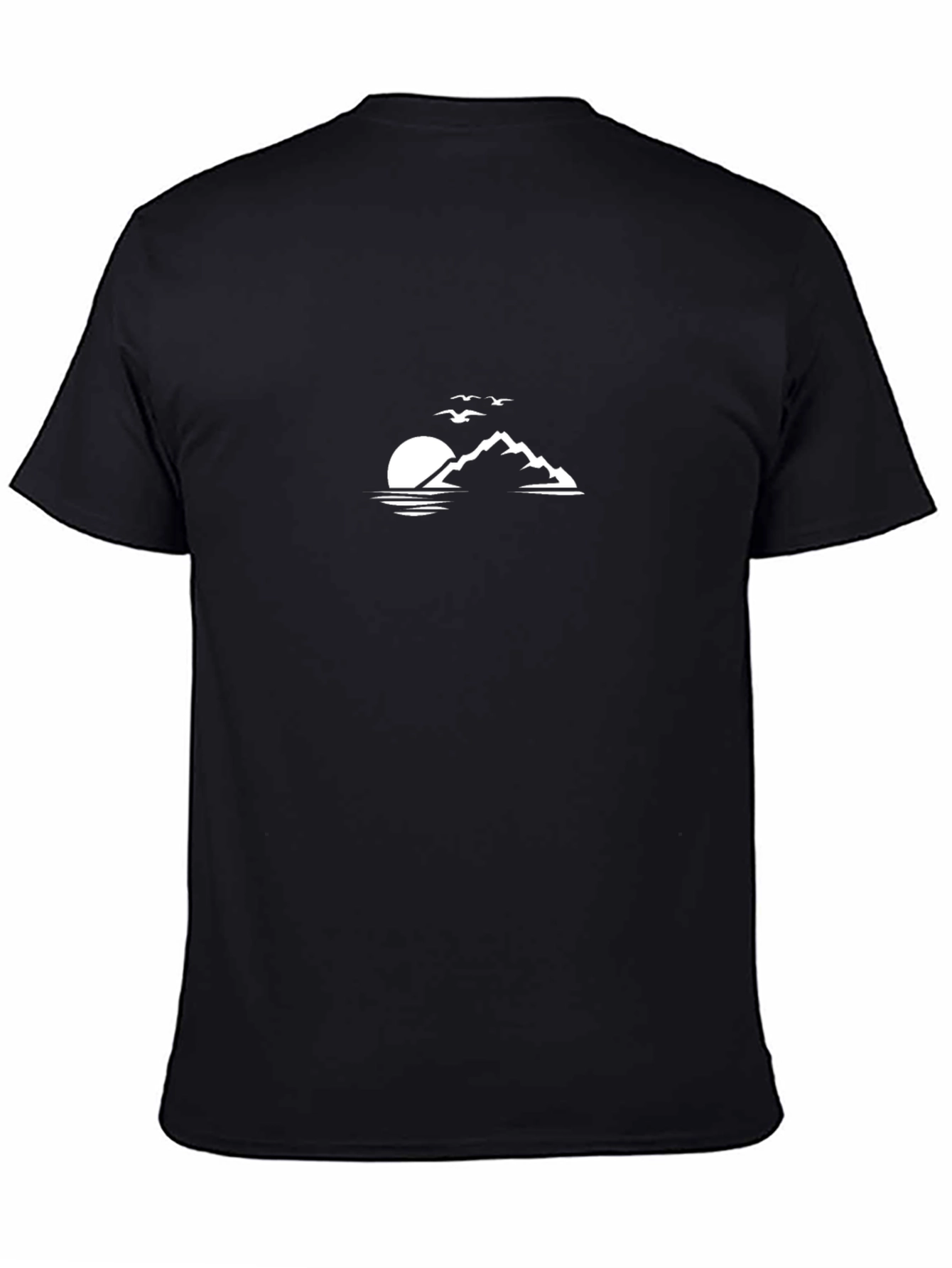 Black Mountain Scene Graphic Tee