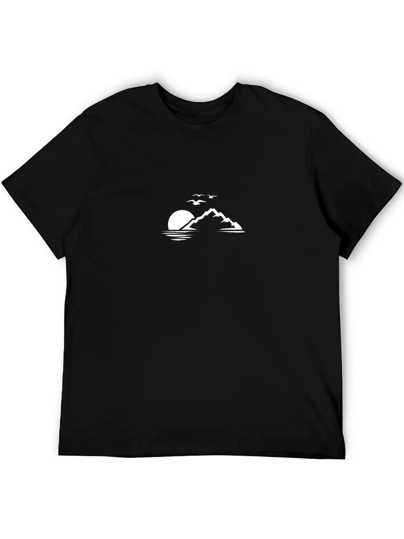 Black Mountain Scene Graphic Tee