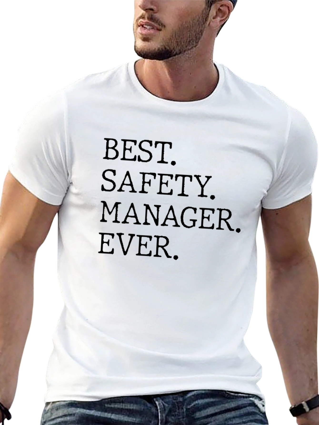 Best Safety Manager Ever Black T-Shirt