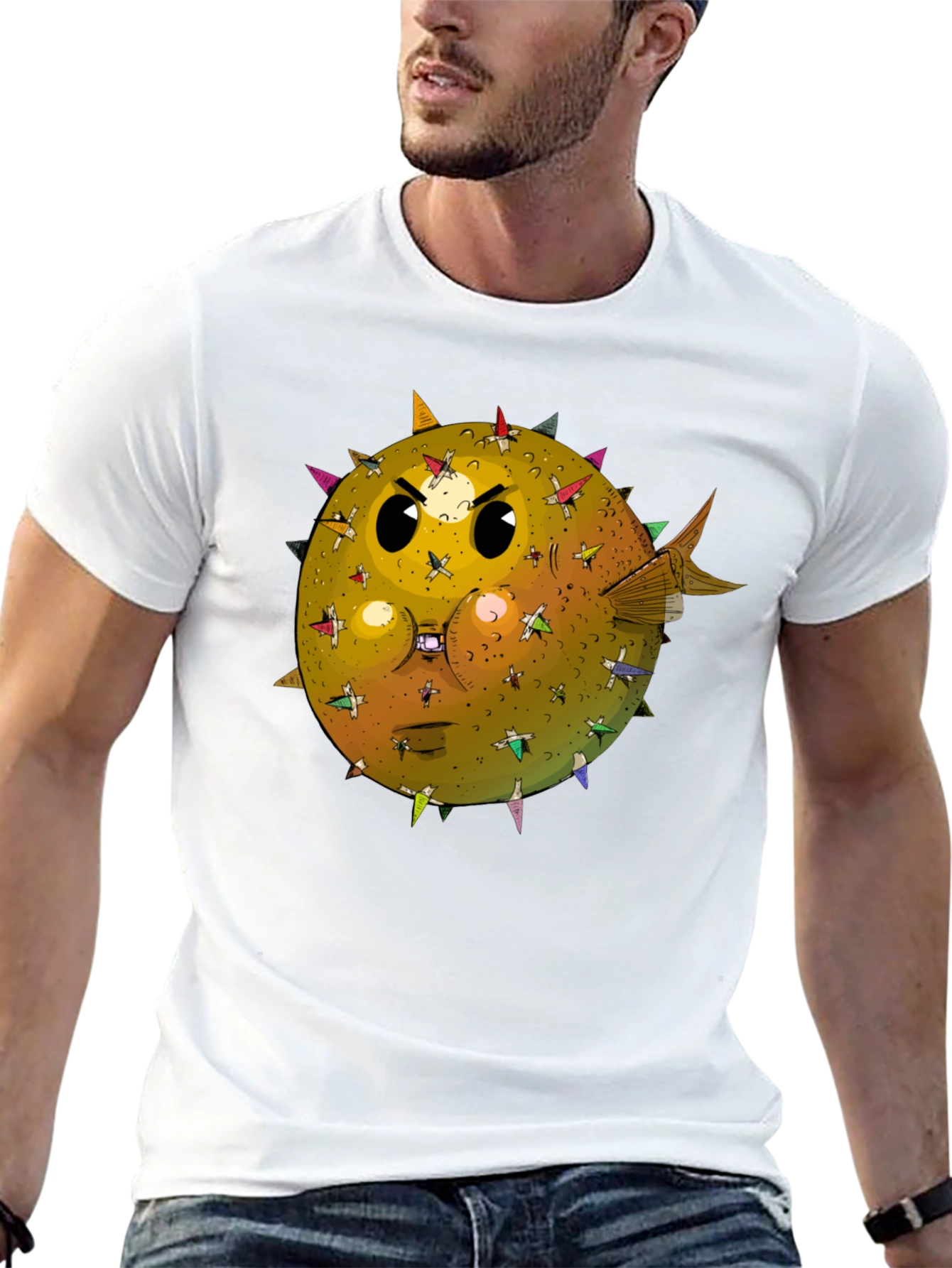Puffer Fish Graphic Tee
