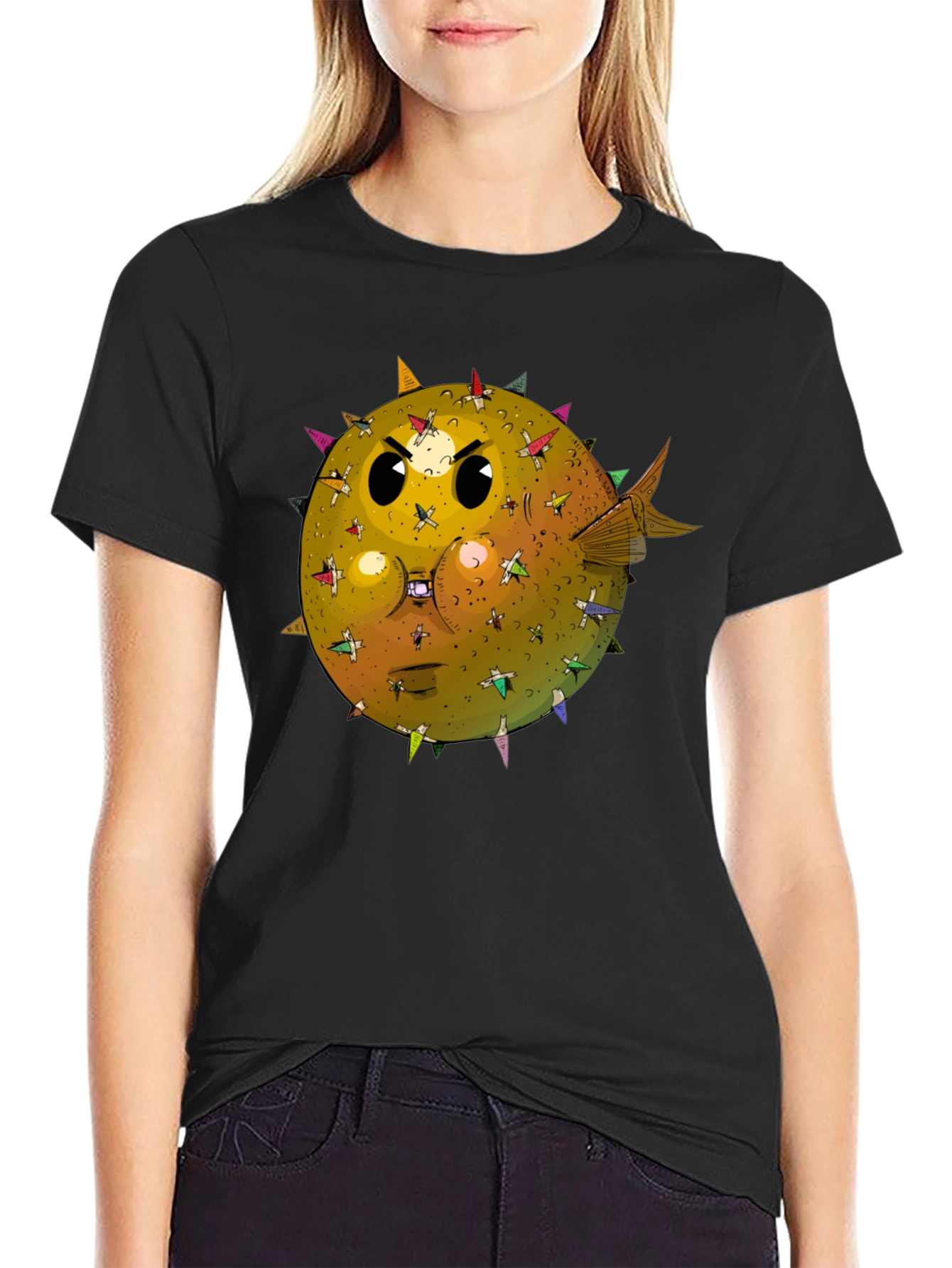 Puffer Fish Graphic Tee