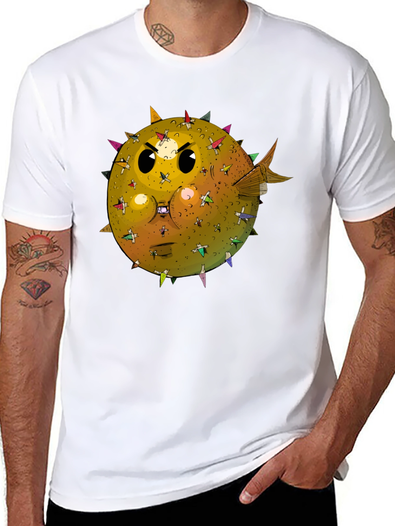 Puffer Fish Graphic Tee