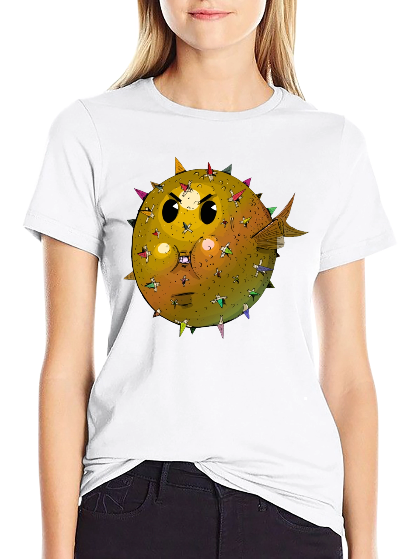 Puffer Fish Graphic Tee