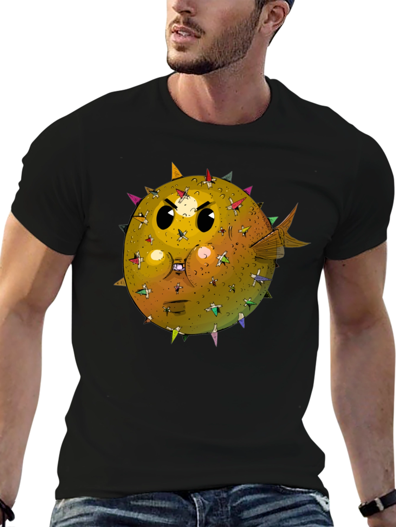 Puffer Fish Graphic Tee
