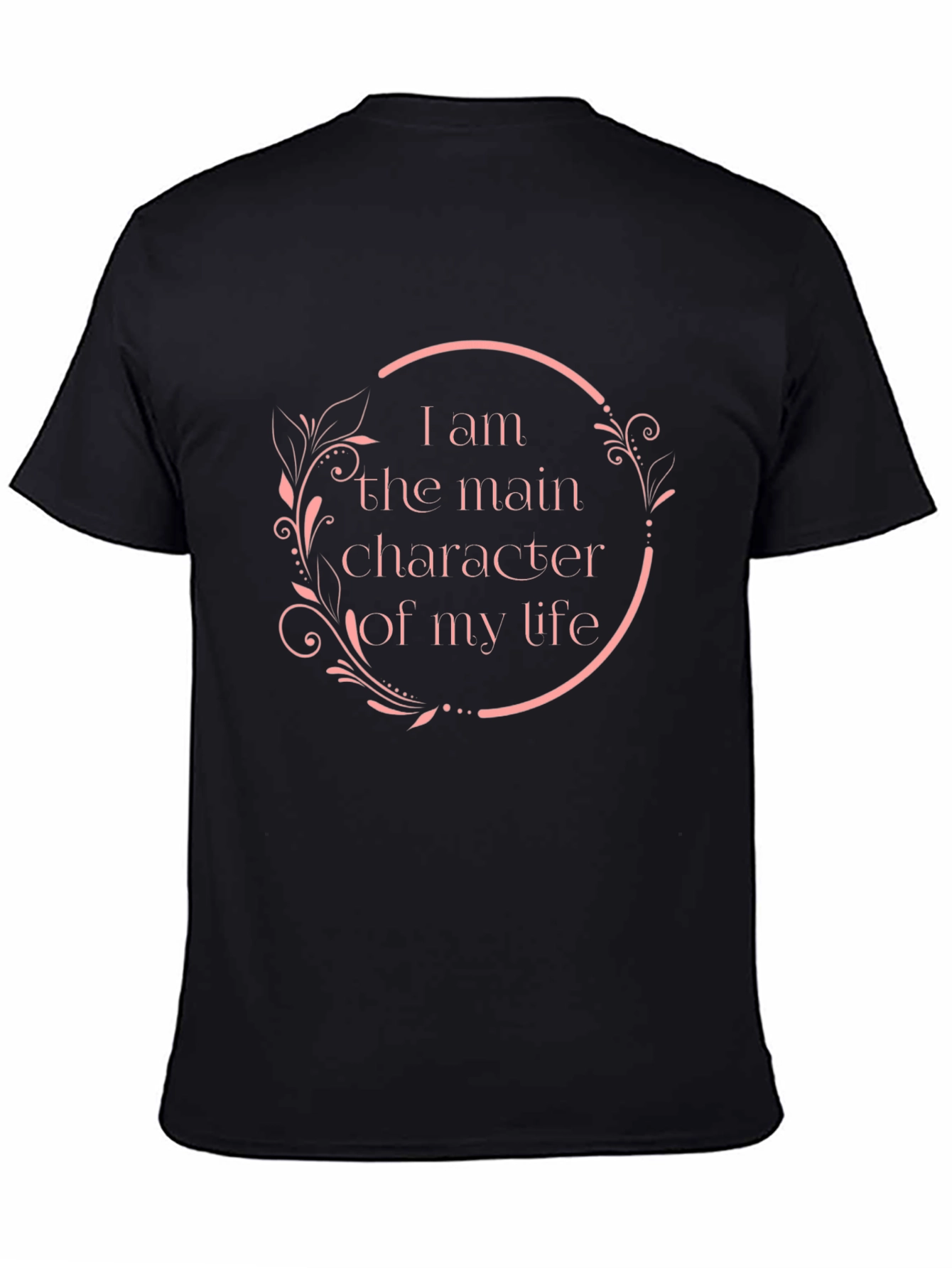 Main Character T-Shirt - Black Cotton Tee