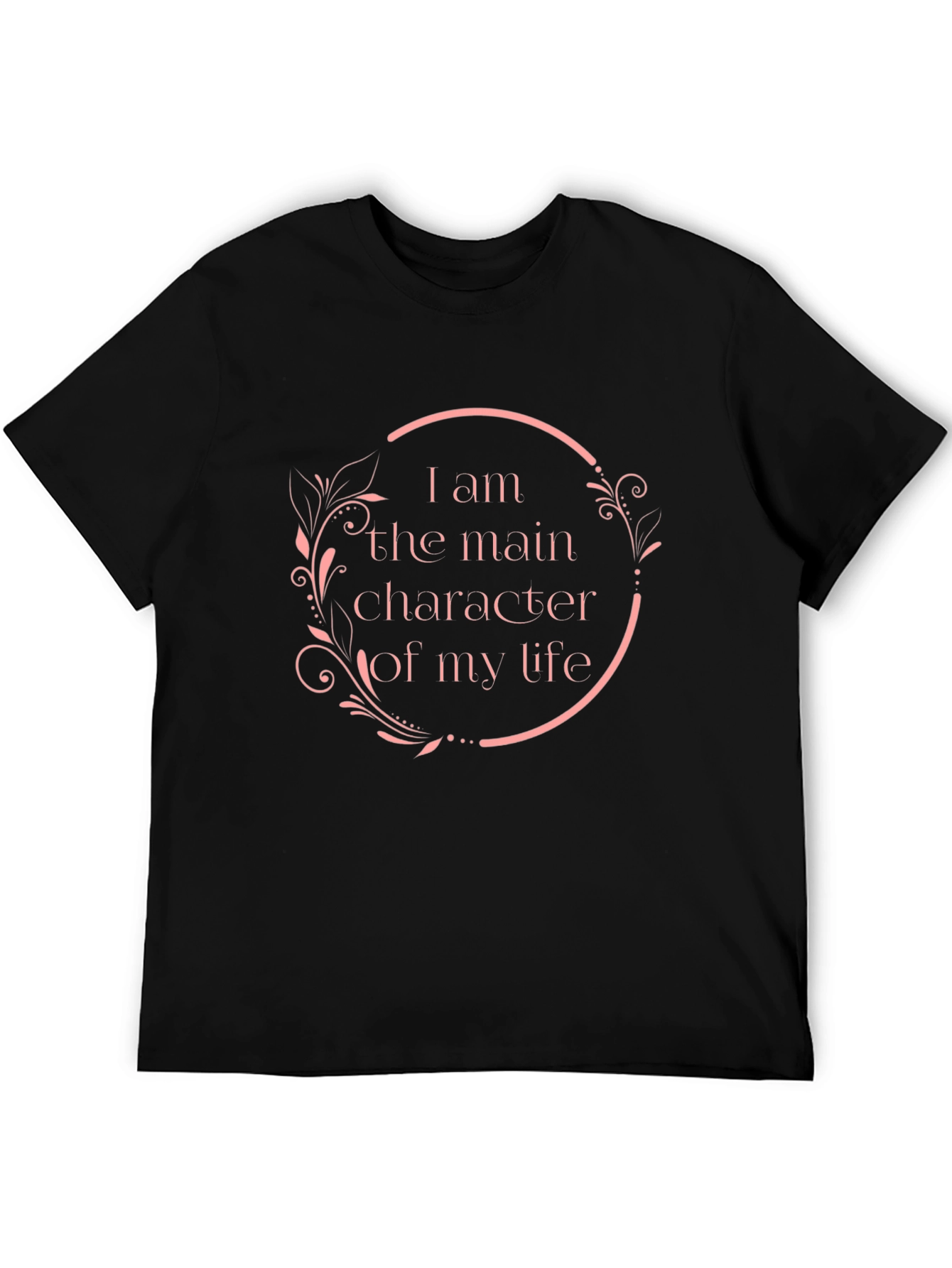 Main Character T-Shirt - Black Cotton Tee