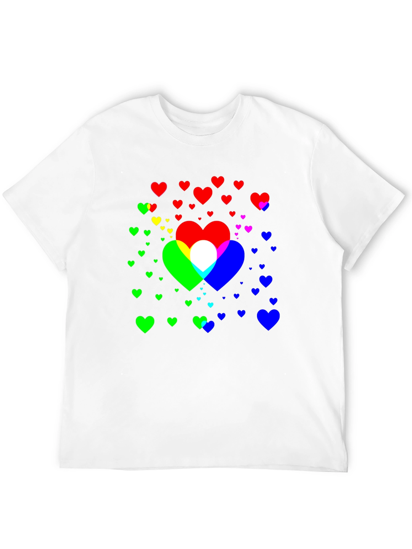 Heart Graphic Black Tee