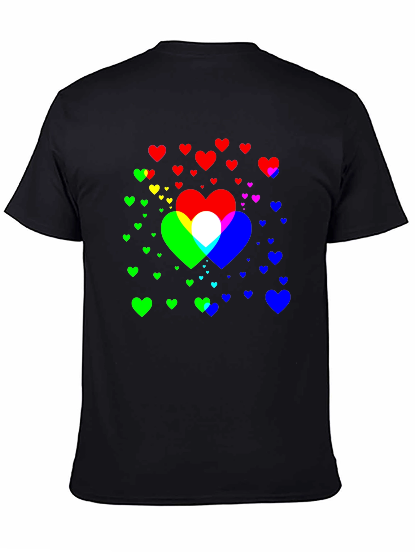 Heart Graphic Black Tee
