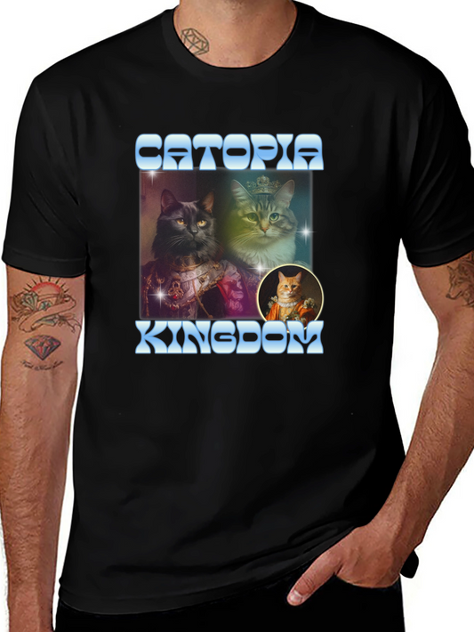 Catopia Kingdom T-Shirt - Royal Cat Design