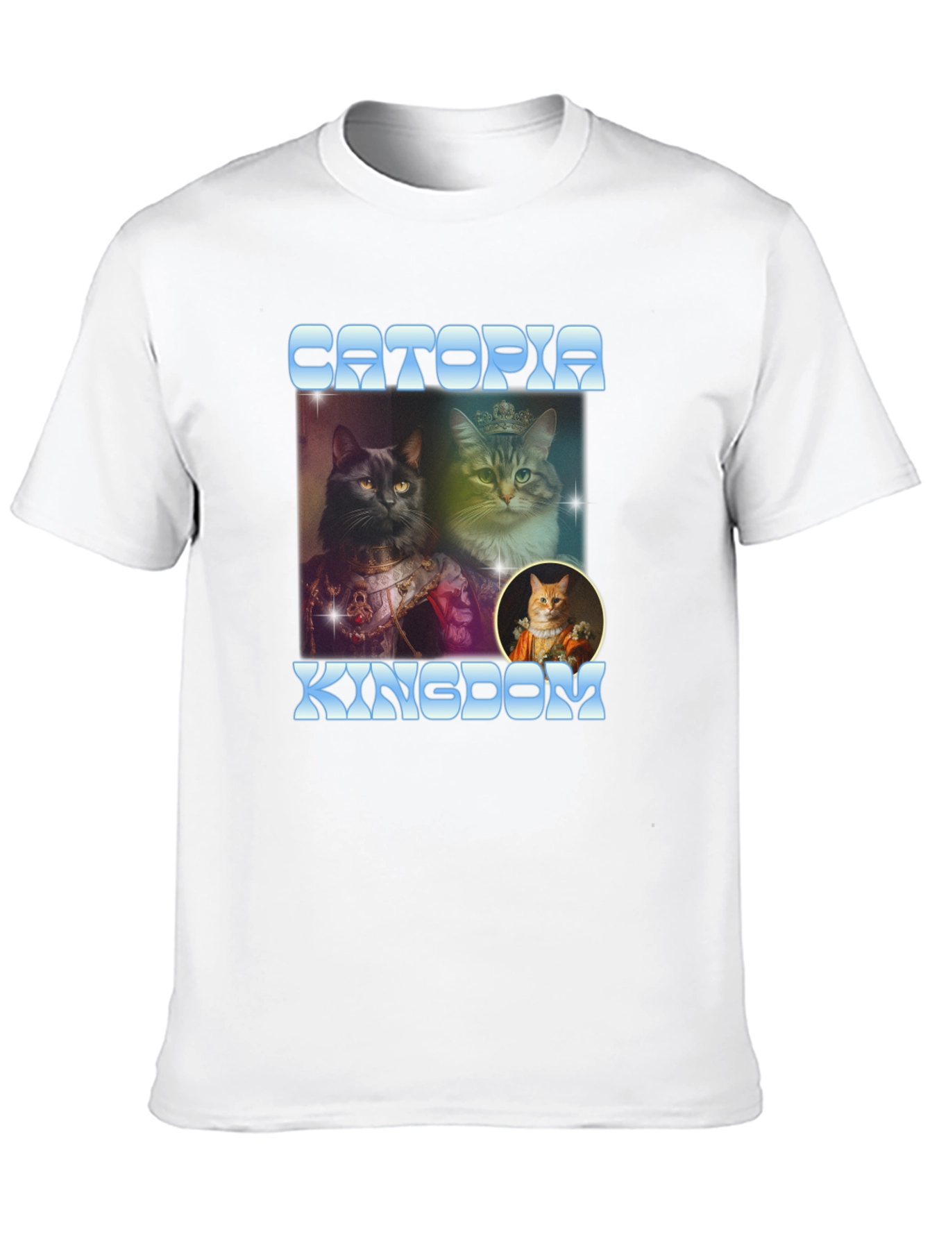 Catopia Kingdom T-Shirt - Royal Cat Design